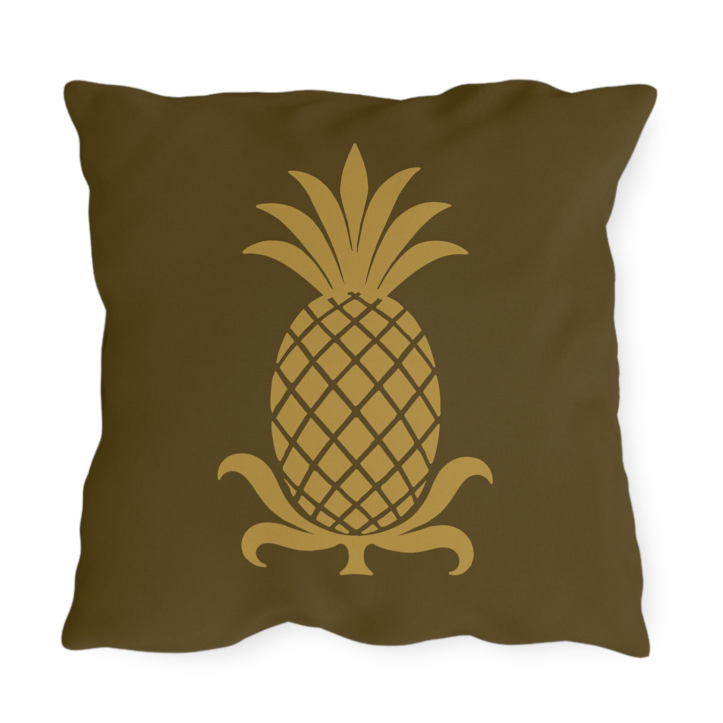 Tropical Outdoor Pillows with Pineapple Design, Garden Decor, Patio Accessories, Summer Vibes, Indoor-Outdoor Cushion