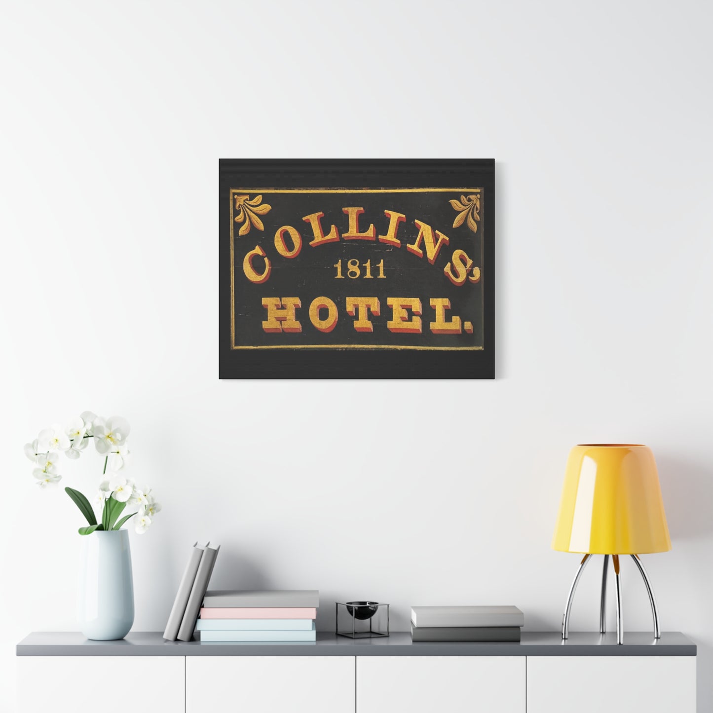 Collins Hotel Matte Canvas, Stretched, 1.25"