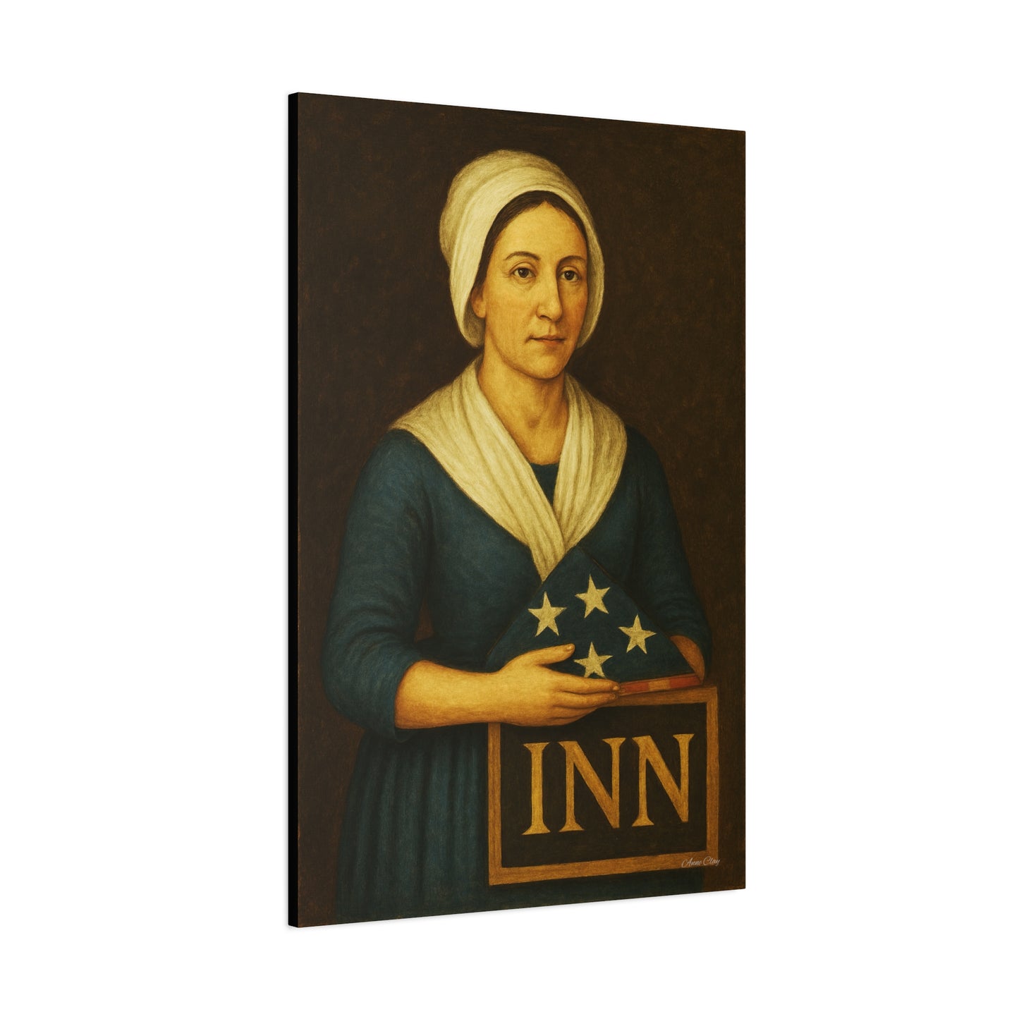Vintage Inn Canvas Wall Art, Rustic Home Decor, Farmhouse Decoration, Historical Artwork, Gift for History Lovers