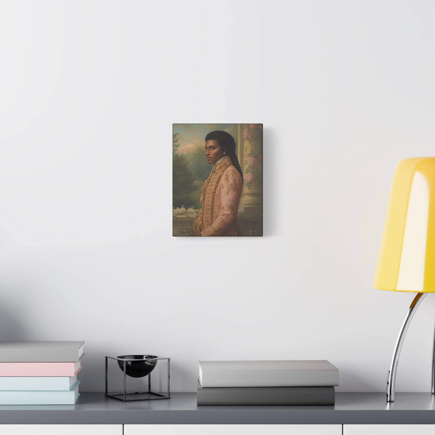 Elegant Historical Portrait Canvas Print, Vintage Art, Home Decor, Gallery Wall, Gift Idea, Framed Artwork
