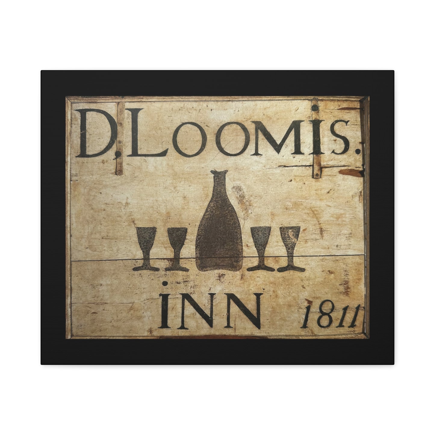 D. Loomis Inn Matte Canvas, Stretched, 1.25"