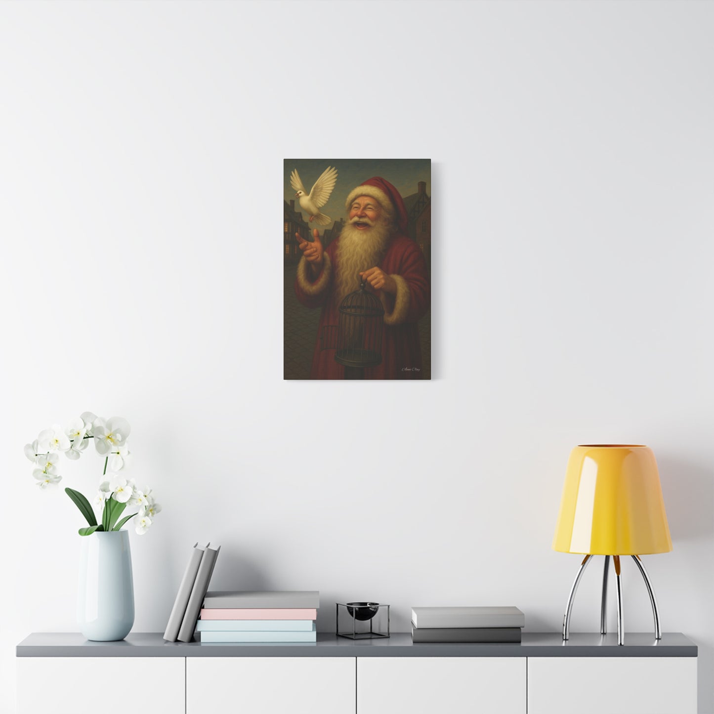 Santa Claus Canvas Wall Art