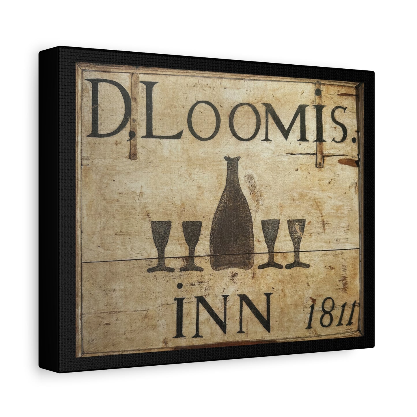 D. Loomis Inn Matte Canvas, Stretched, 1.25"