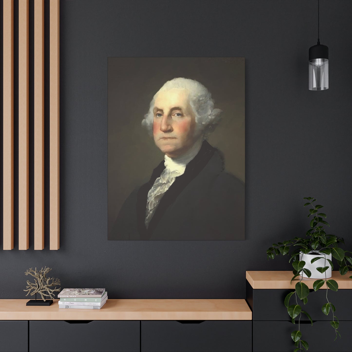 George Washington Portrait Canvas Print | Classic Home Decor
