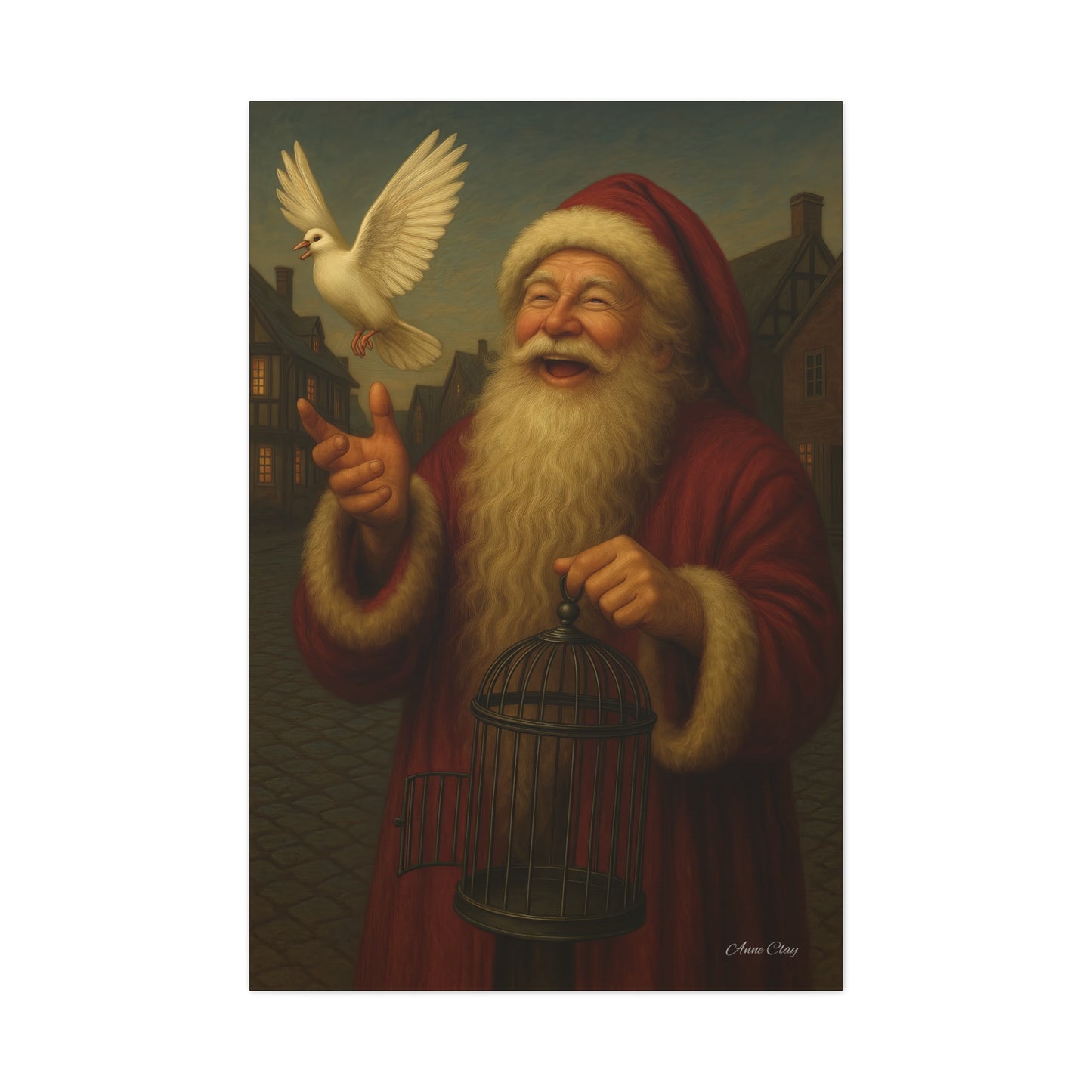Santa Claus Canvas Wall Art