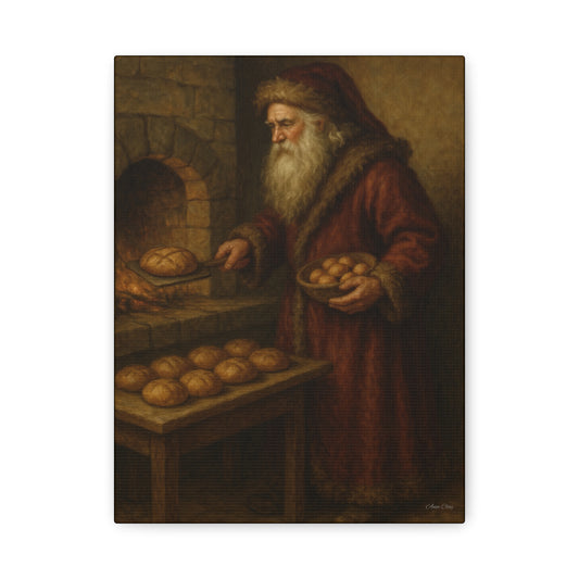 Christmas Santa Canvas Art