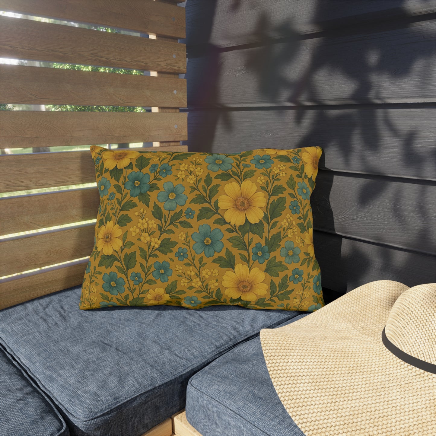 Botanical Outdoor Pillows | Floral Throw Cushions, Garden Decor, Patio Accessories, Spring Home Decor, Cozy Outdoor Seating