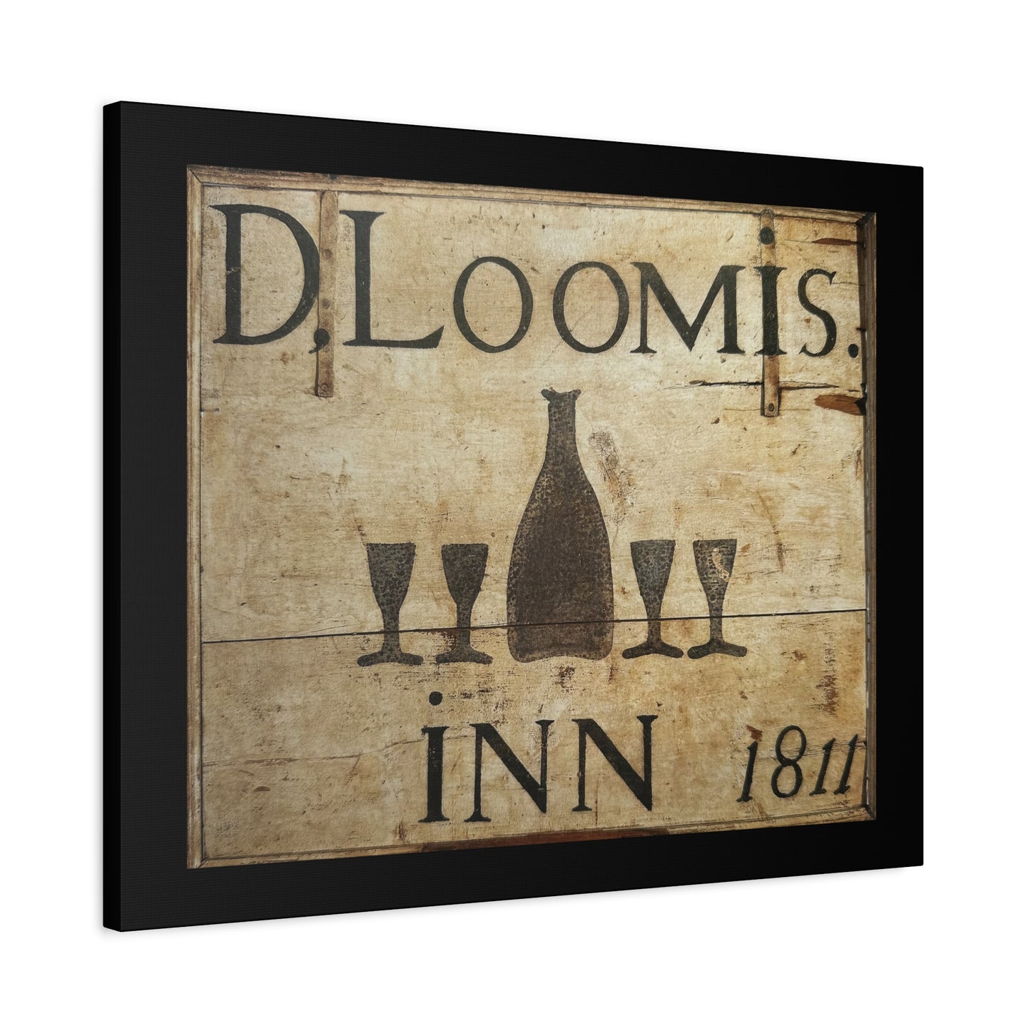 D. Loomis Inn Matte Canvas, Stretched, 1.25"