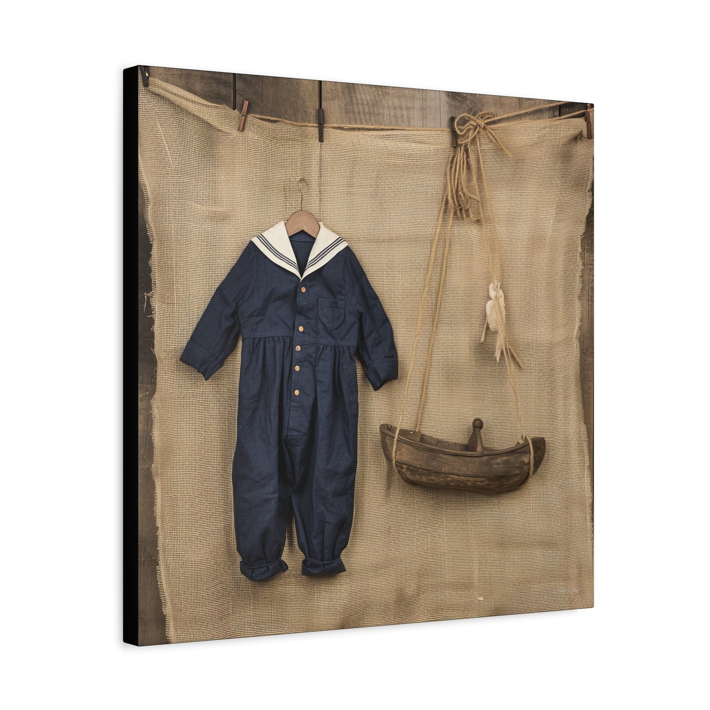 Sailor Child Matte Canvas, Stretched, 1.25"