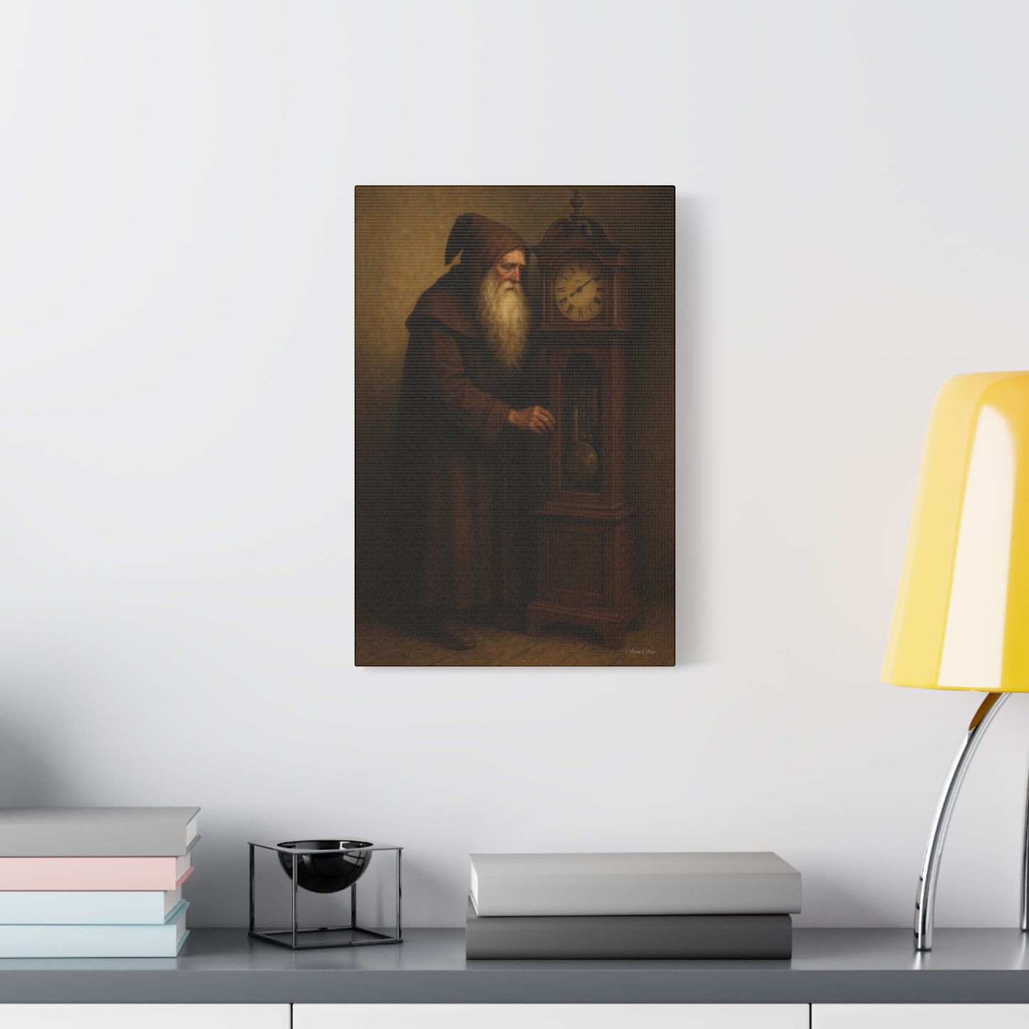 Vintage Wizard Wall Art Canvas