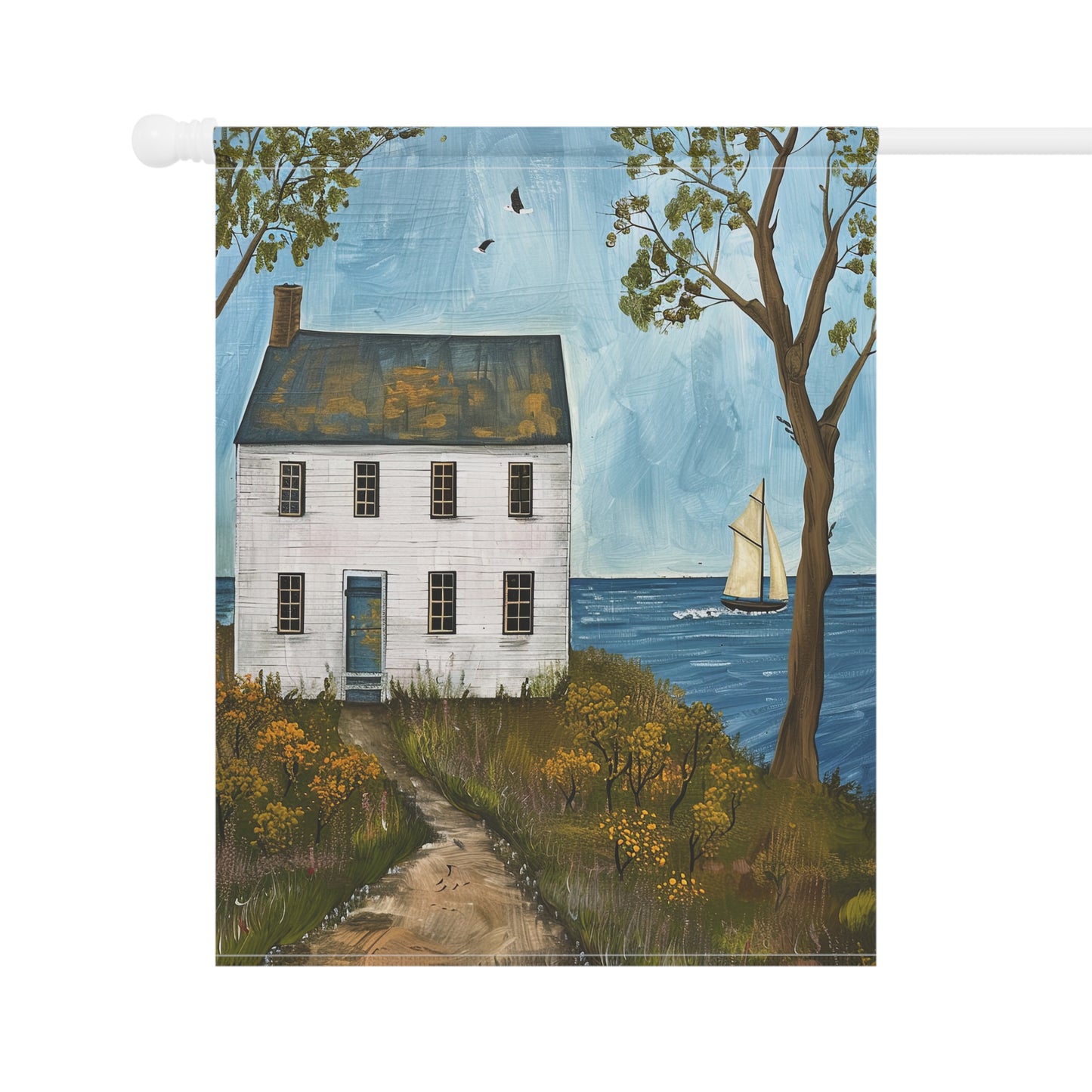 Cottage by the Sea Garden & House Banner