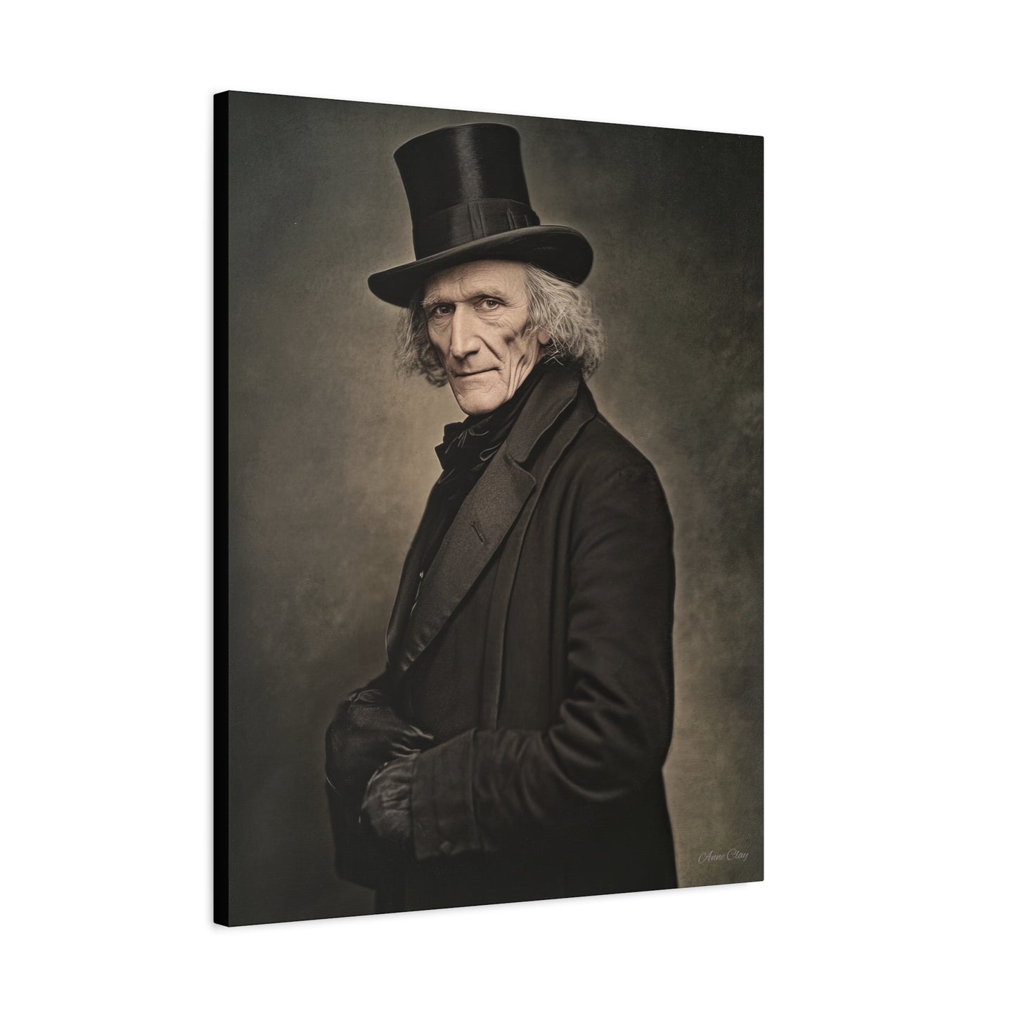 WS Scrooge Matte Canvas, Stretched, 1.25"