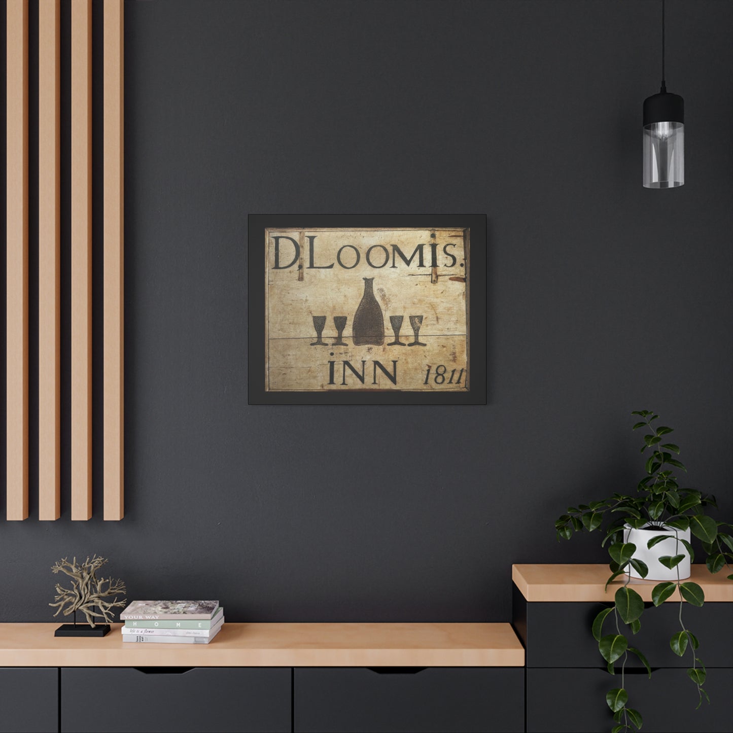 D. Loomis Inn Matte Canvas, Stretched, 1.25"