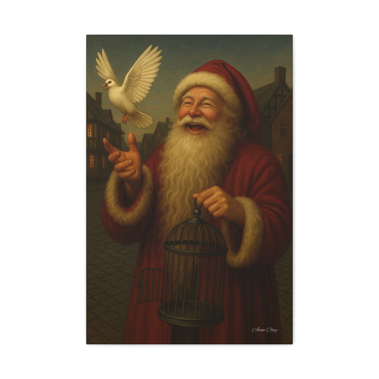 Santa Claus Canvas Wall Art
