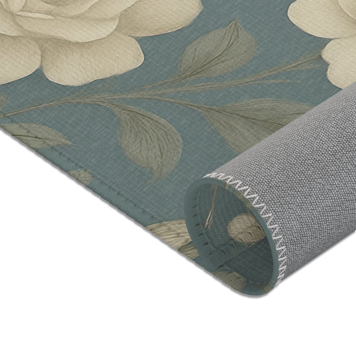 Floral Area Rug - Vintage-Inspired Home Decor, Living Room Accent, Bedroom Comfort, Housewarming Gift, Cozy Vibes