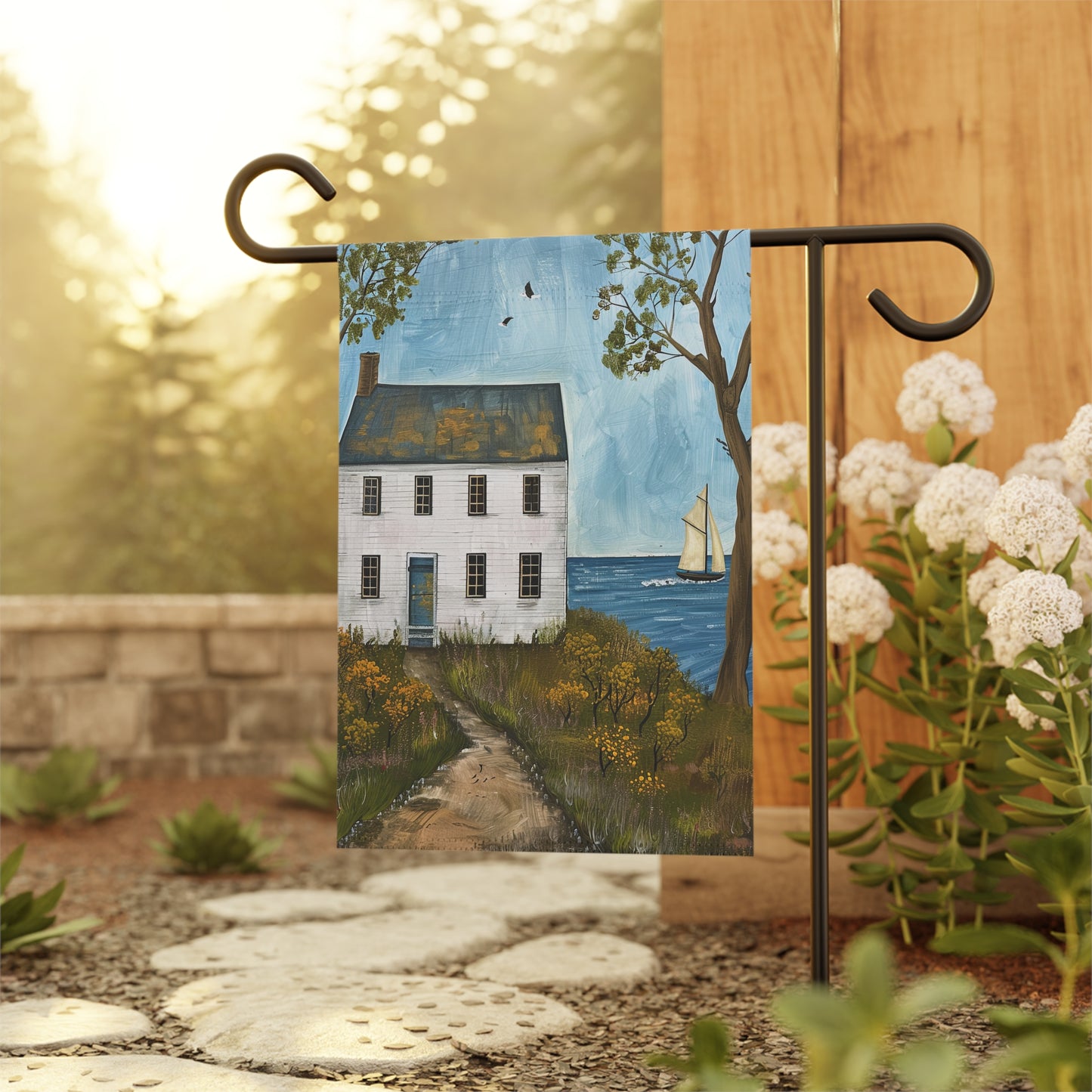 Cottage by the Sea Garden & House Banner