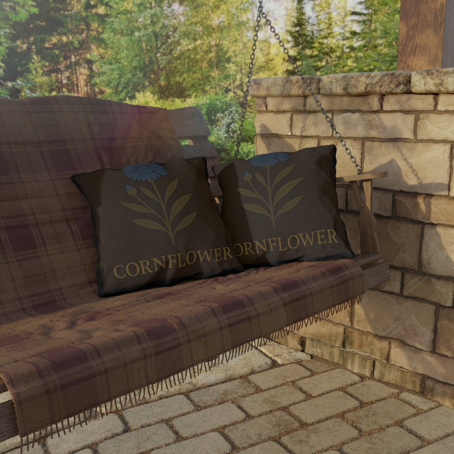 Cornflower Outdoor Pillows | Floral Garden Pillow | Patio Decor | Unique Home Accessory | Gifts for Garden Lovers, Cozy Outdoor [...]