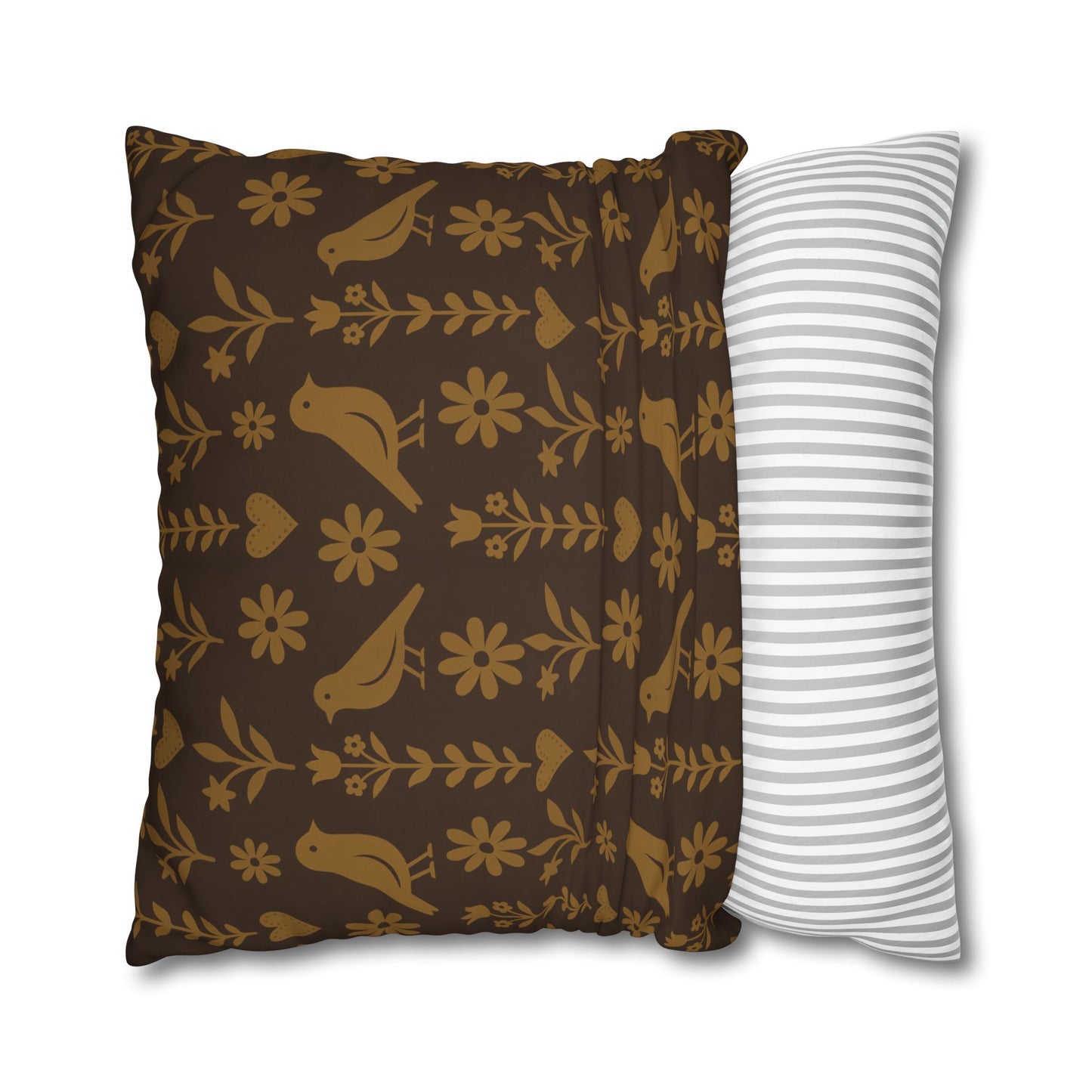 Bohemian Bird Print Pillowcase - Cozy Decorative Cushion Cover for Home, Gift for Bird Lovers, Farmhouse Decor, Hugging Pillow, Nature [...]