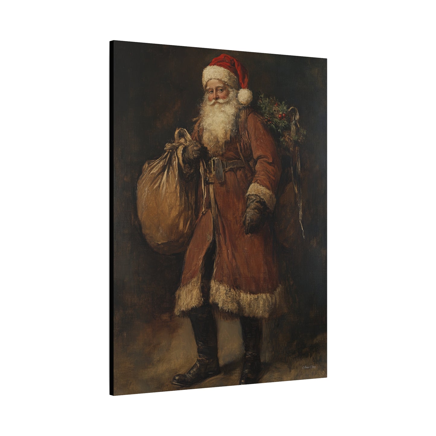Santa's Journey Matte Canvas, Stretched, 1.25"