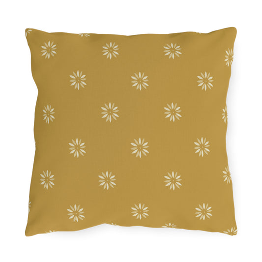 Sunny Floral Outdoor Pillows - Cozy Throw Cushions for Patio and Garden Decor