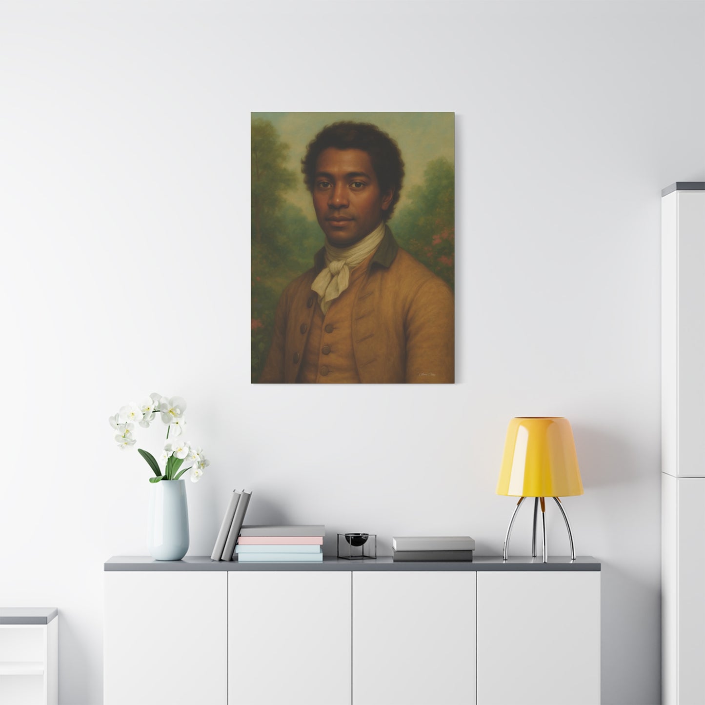 Framed Canvas Wall Art, Historical Portrait, Living Room Decor, Gift for Art Lovers, Black History Month, Unique Home Accents, Wall [...]