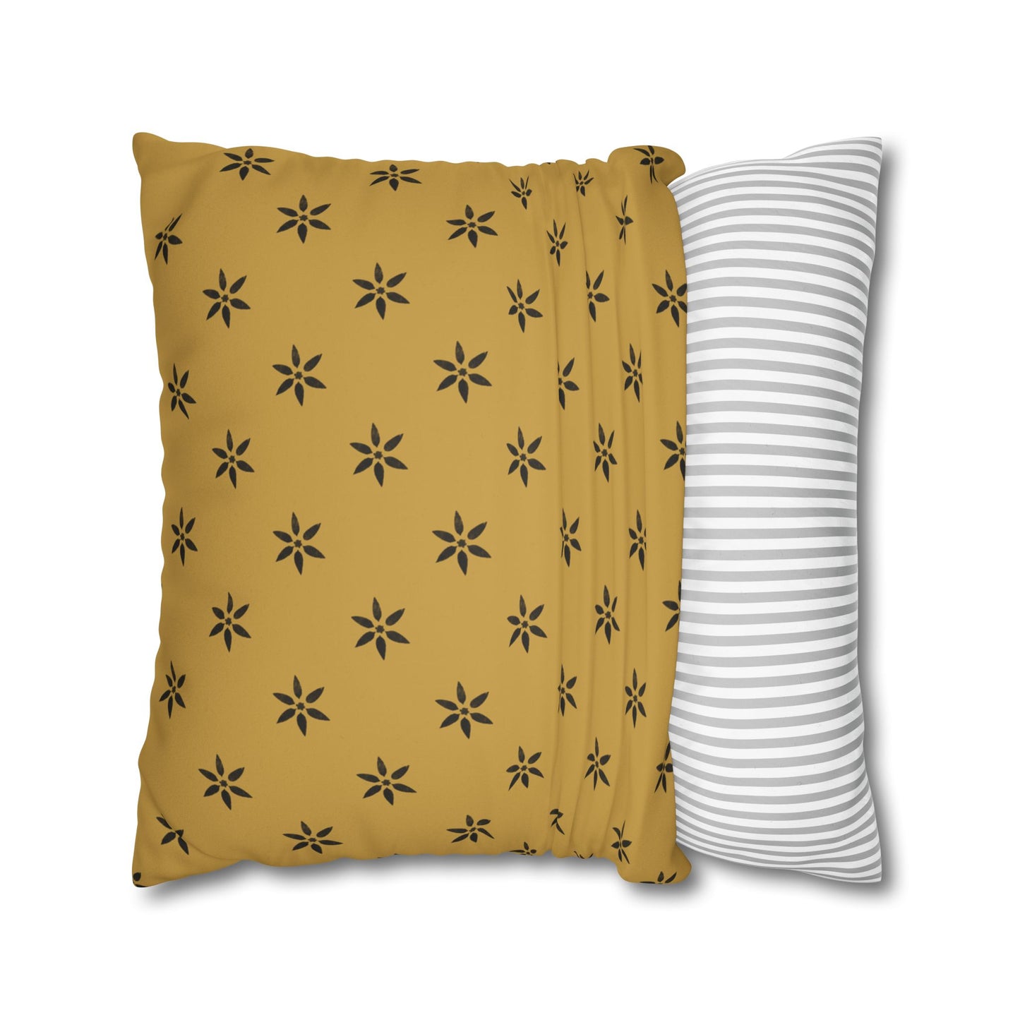 Faux Suede Square Pillowcase