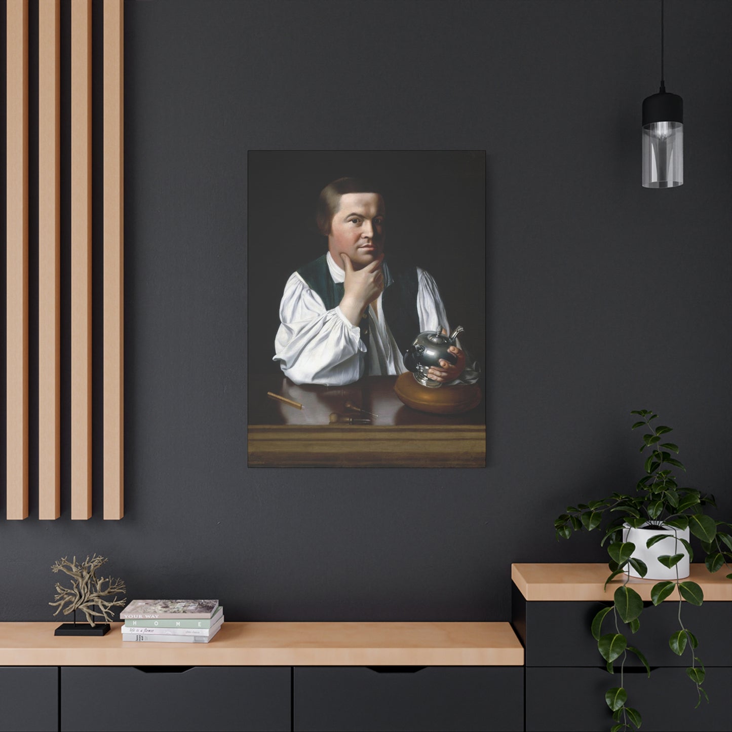 Paul Revere Historical Portrait Canvas Art - Vintage Decor for Home and Office