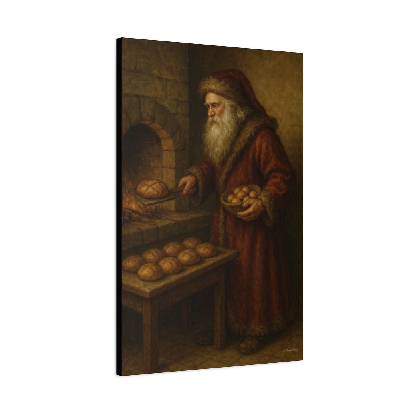 Christmas Santa Canvas Art