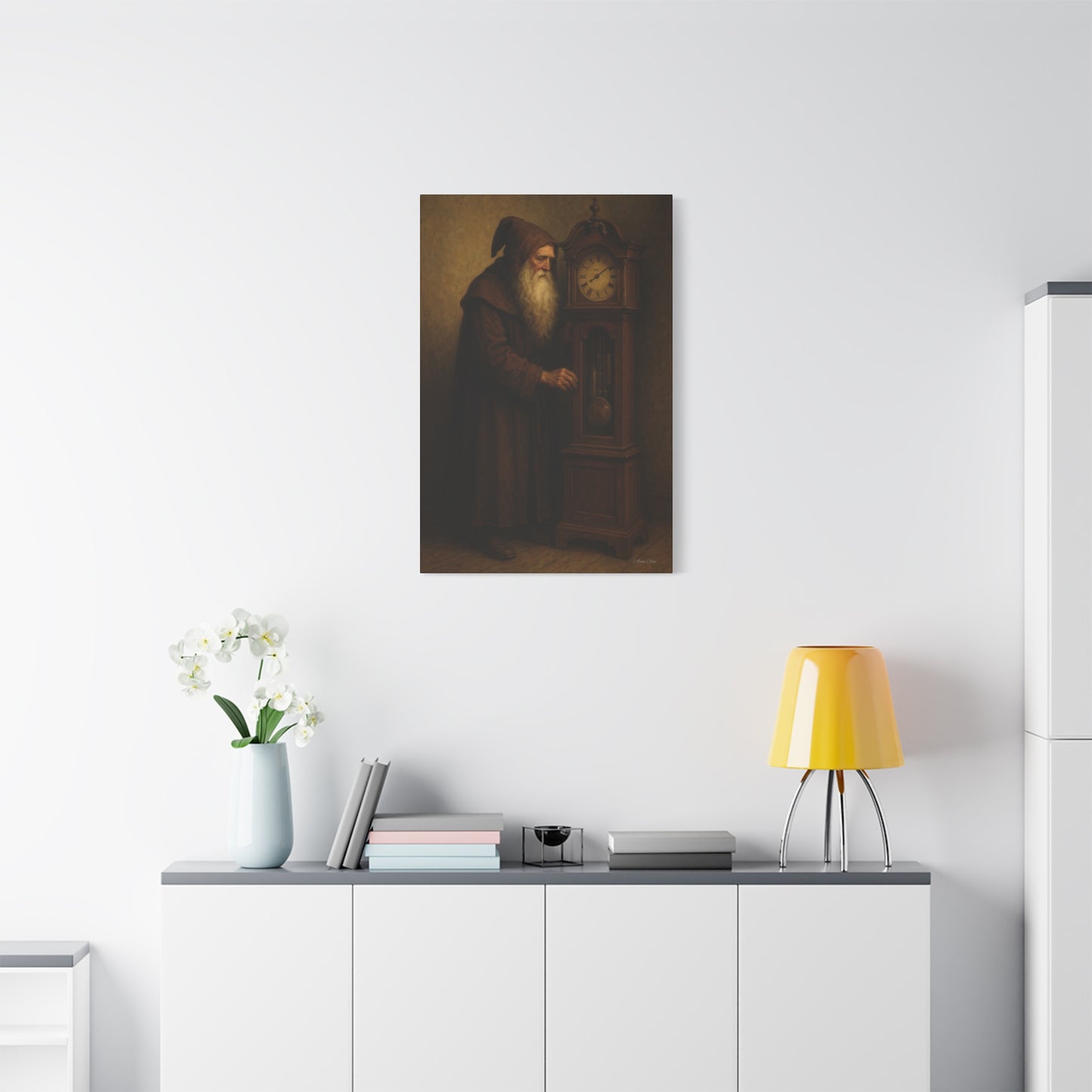 Vintage Wizard Wall Art Canvas
