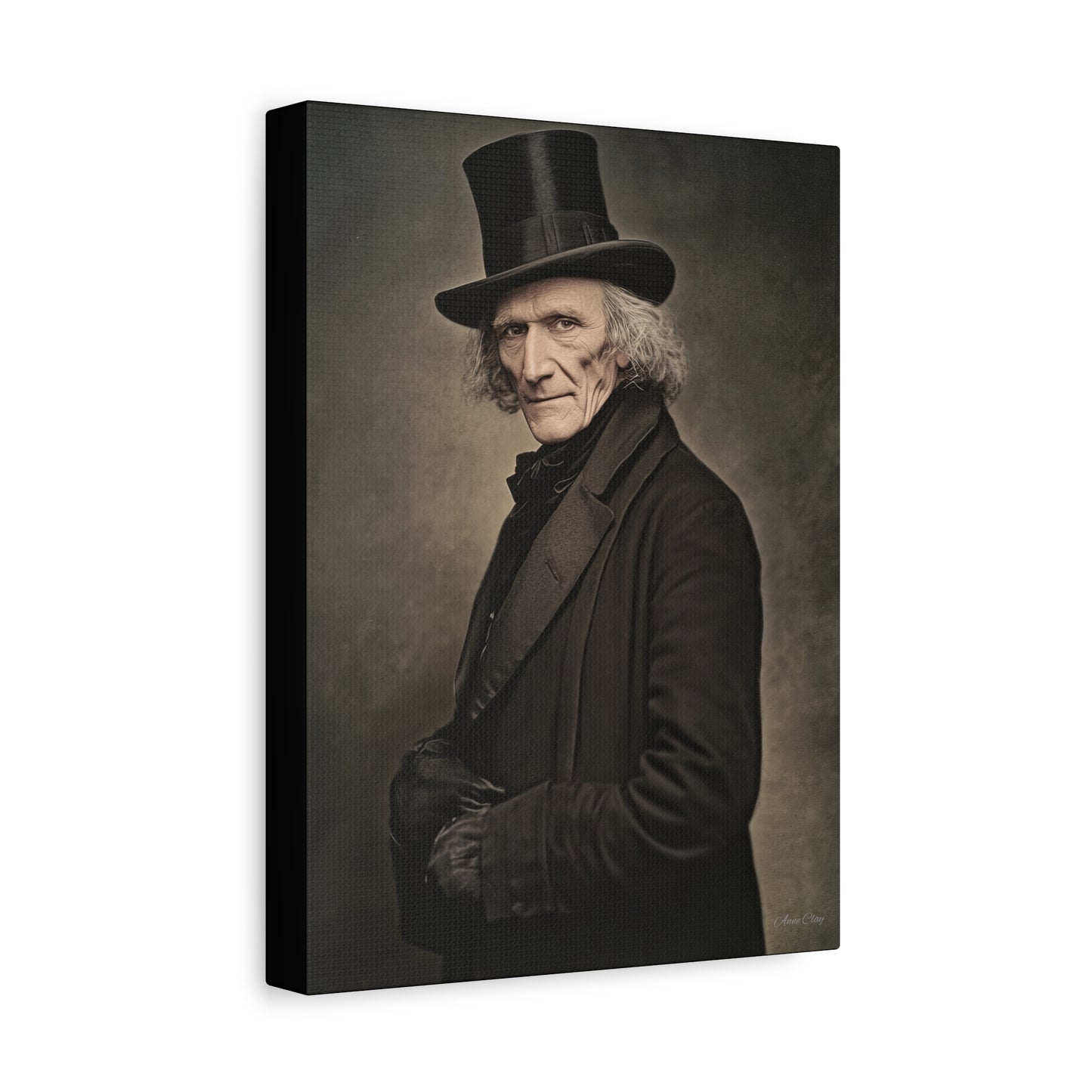 WS Scrooge Matte Canvas, Stretched, 1.25"