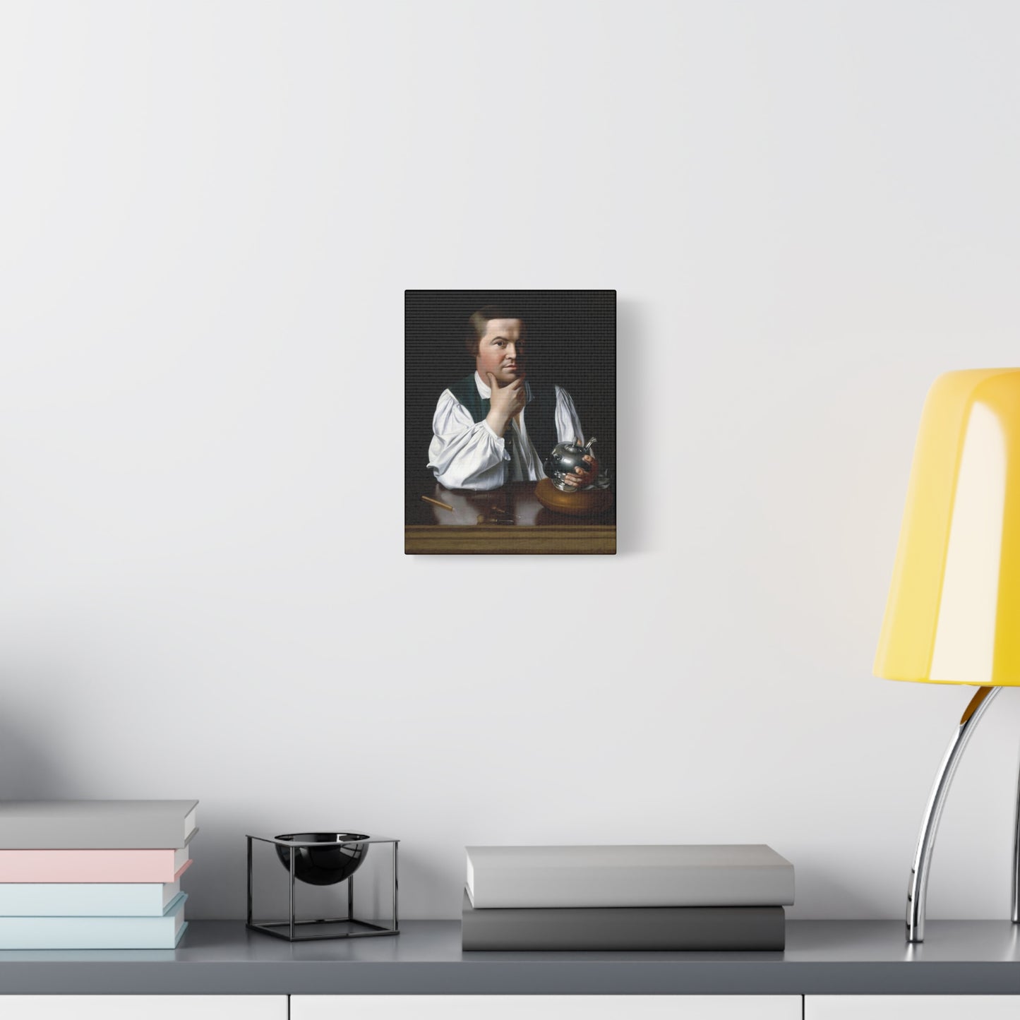 Paul Revere Historical Portrait Canvas Art - Vintage Decor for Home and Office