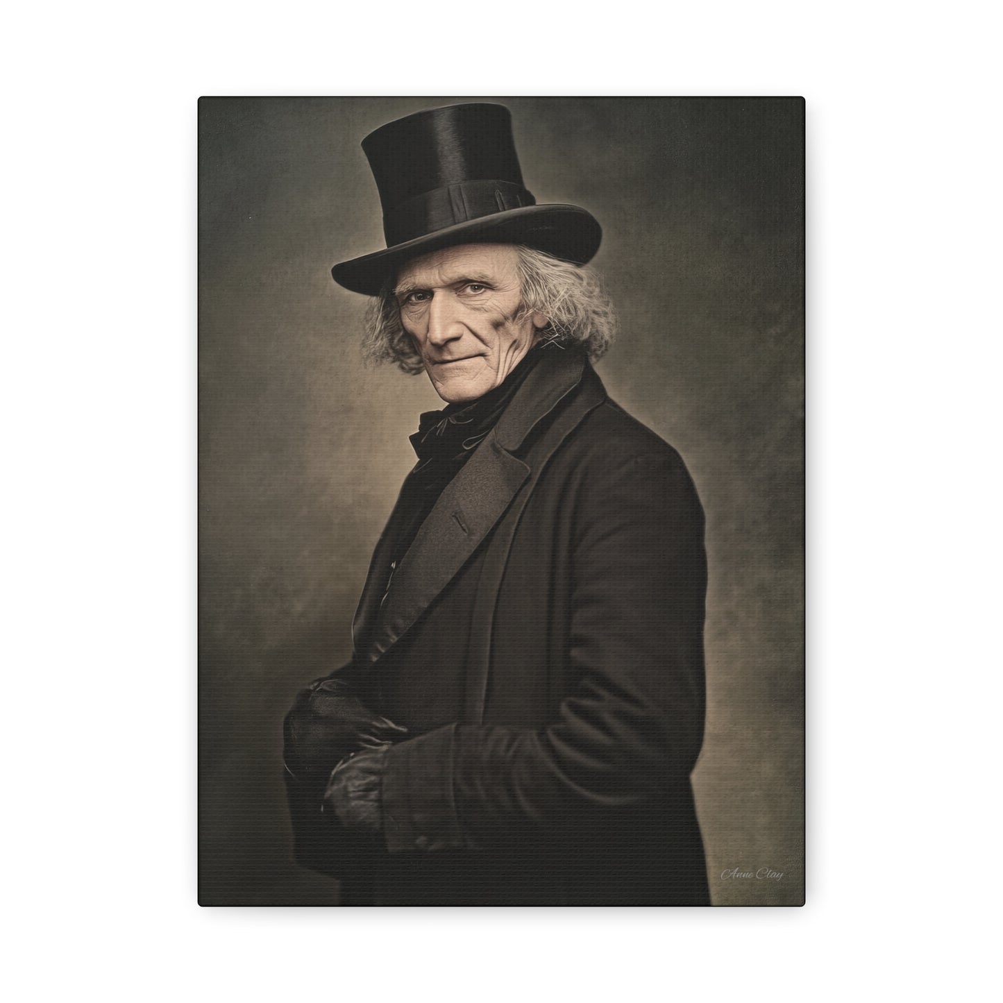 WS Scrooge Matte Canvas, Stretched, 1.25"