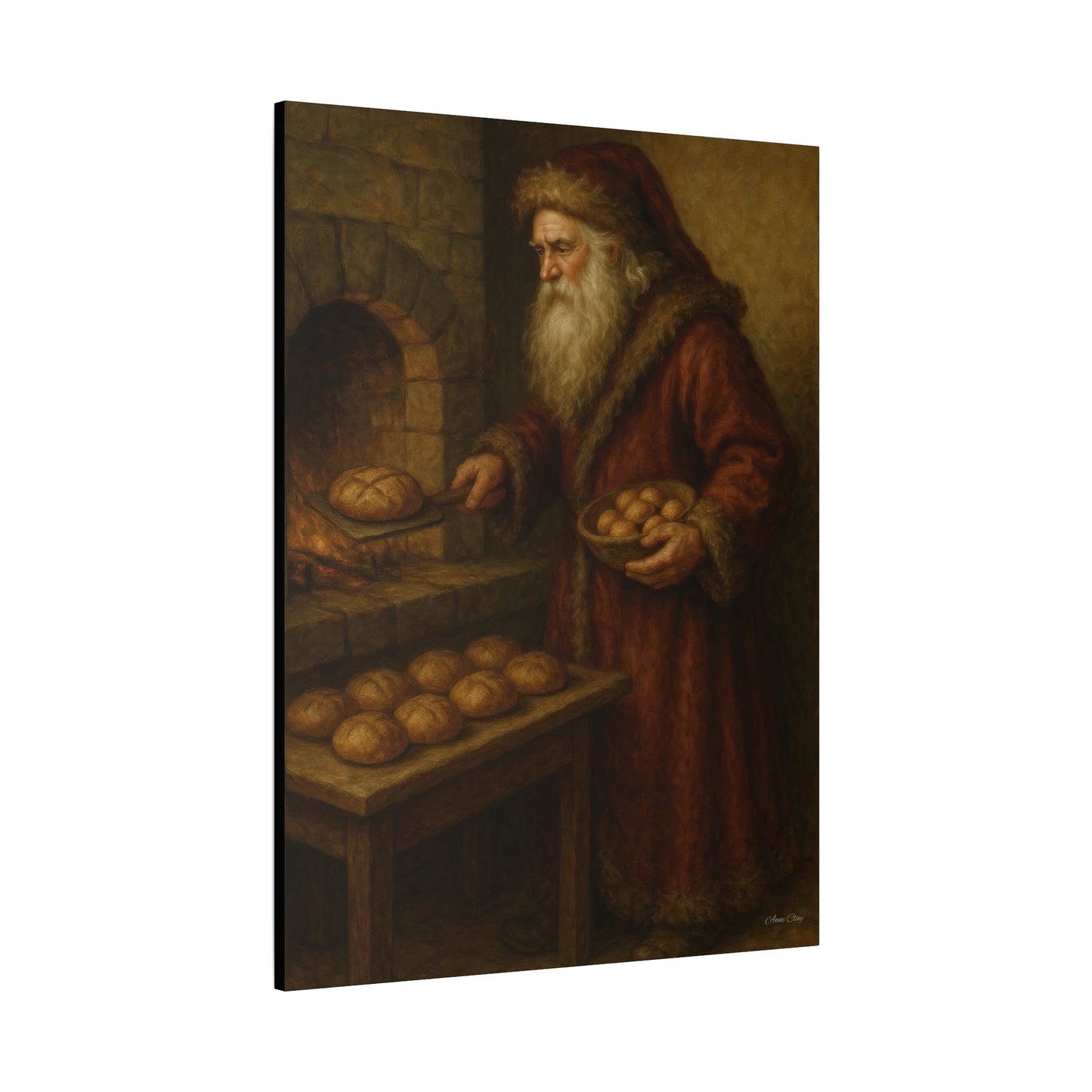 Christmas Santa Canvas Art