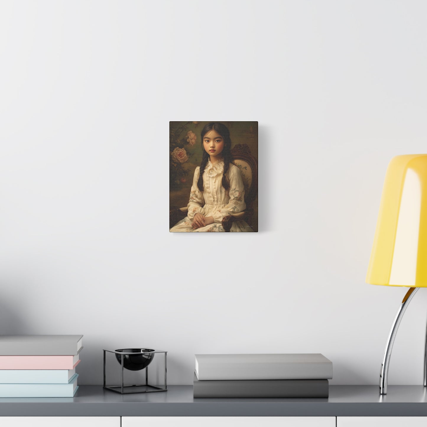 Elegant Portrait Canvas Wall Art, Vintage Home Decor, Gift for Art Lovers, Unique Wall Decor, Romantic Room Decoration, Gallery [...]