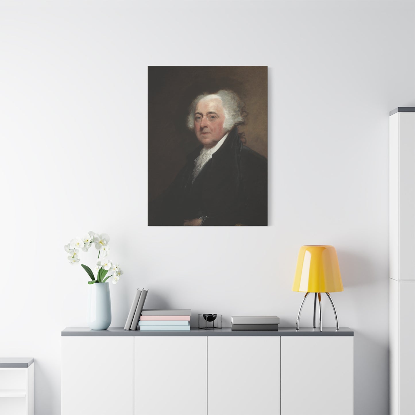 Historical John Adams Matte Canvas Print - Elegant Wall Art for Home Decor