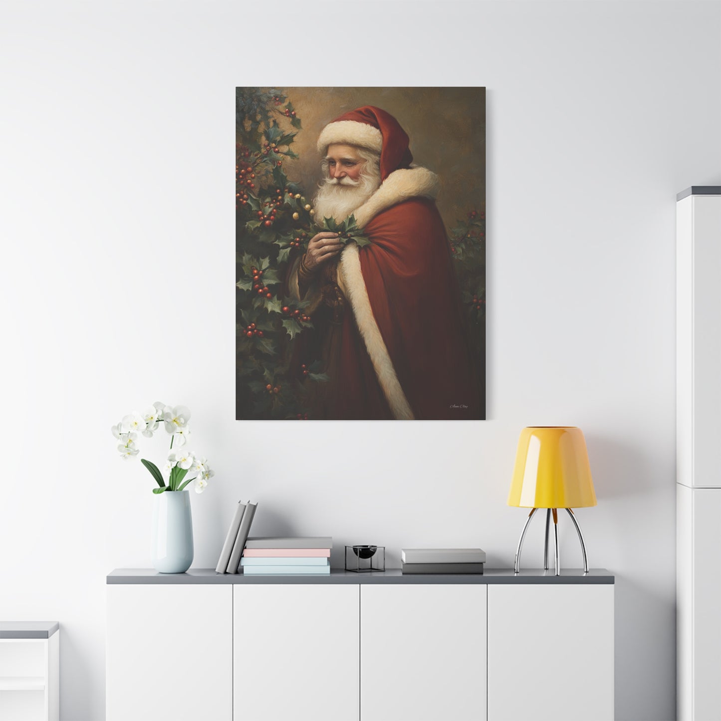 Secret Santa Matte Canvas, Stretched, 1.25"