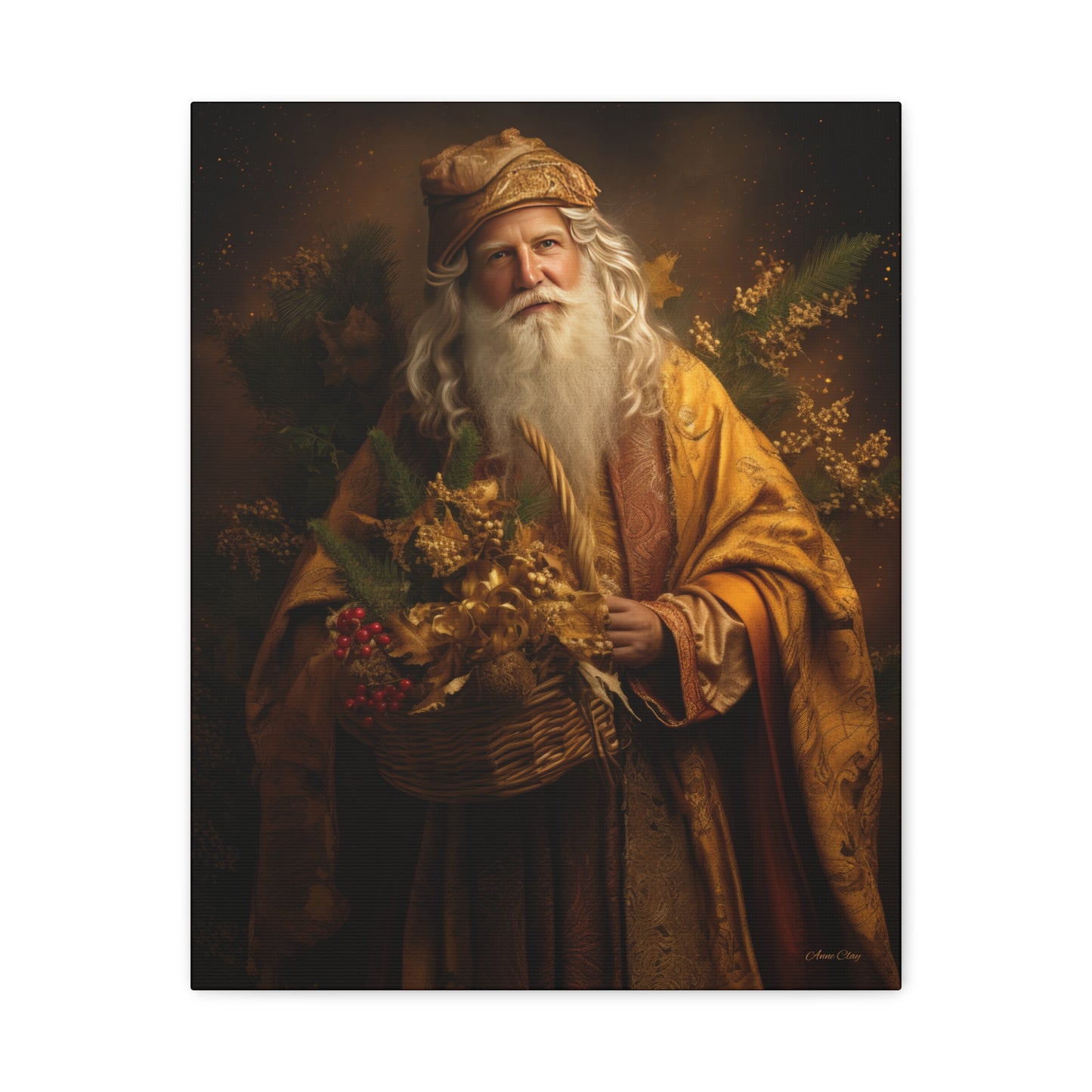 Santa New Year! Matte Canvas, Stretched, 1.25"