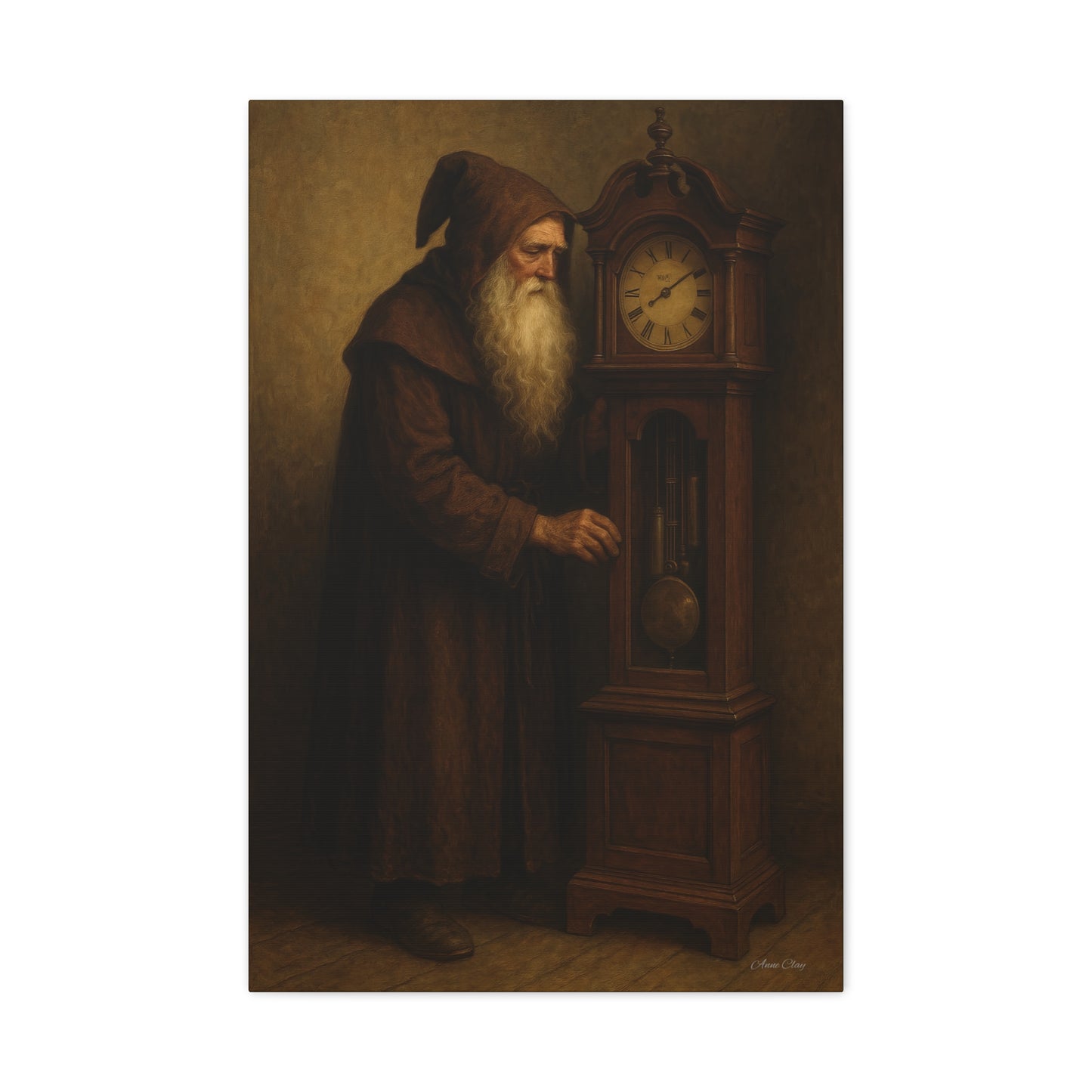 Vintage Wizard Wall Art Canvas