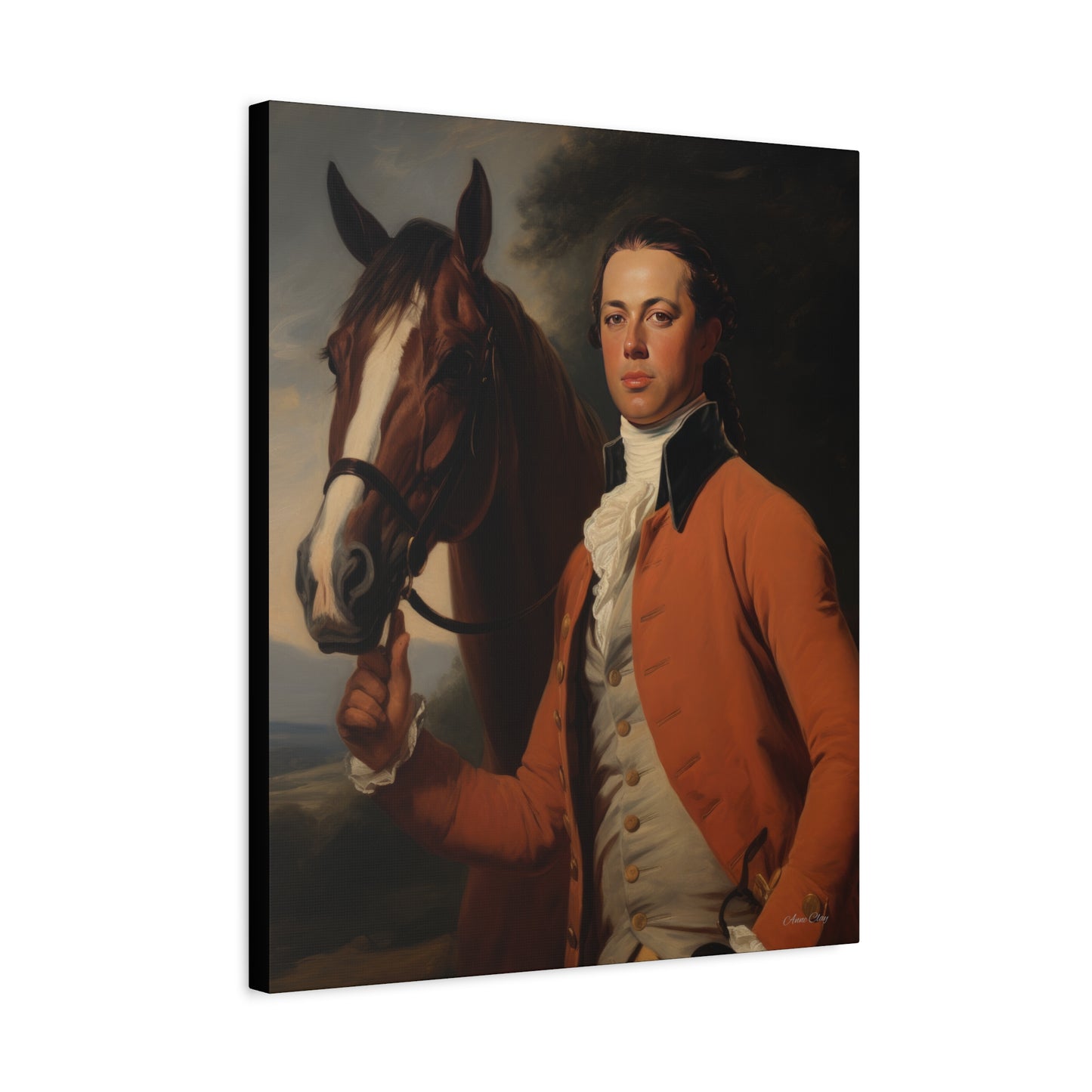 Richard and Lightening Matte Canvas, Stretched, 1.25"