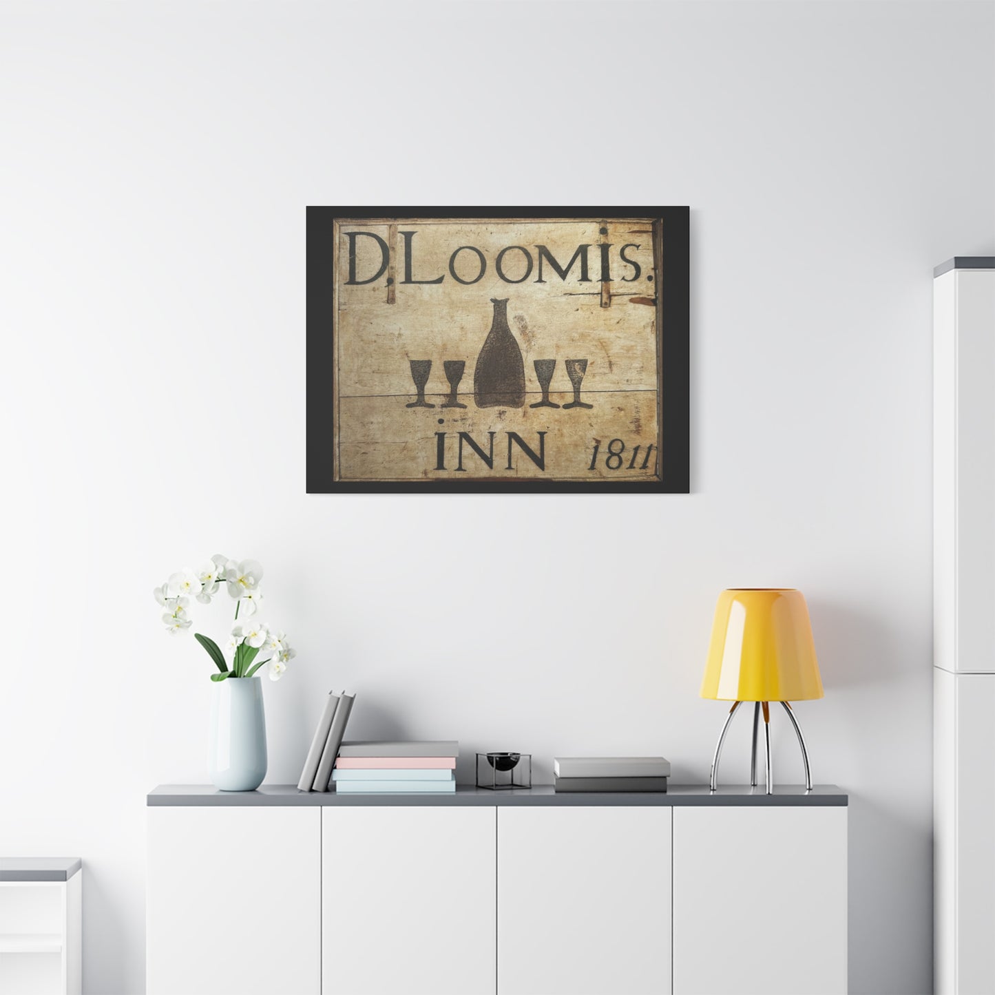 D. Loomis Inn Matte Canvas, Stretched, 1.25"
