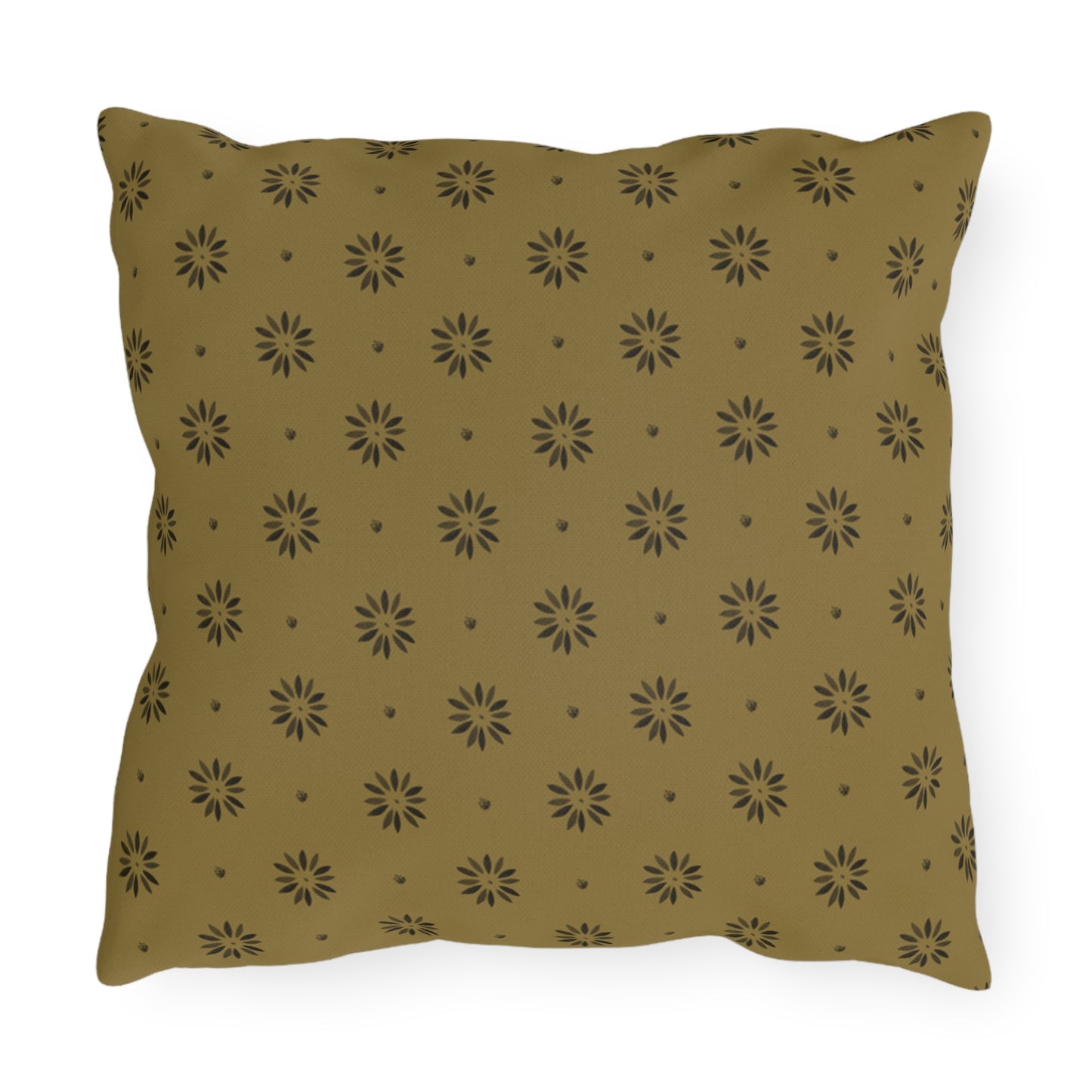 Gold and Black Outdoor Pillows