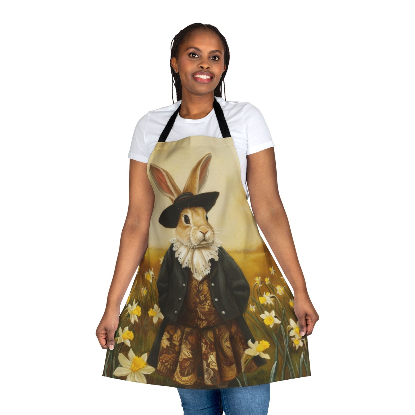 Whimsical Rabbit Chef Apron  - Perfect for Gifting on Easter