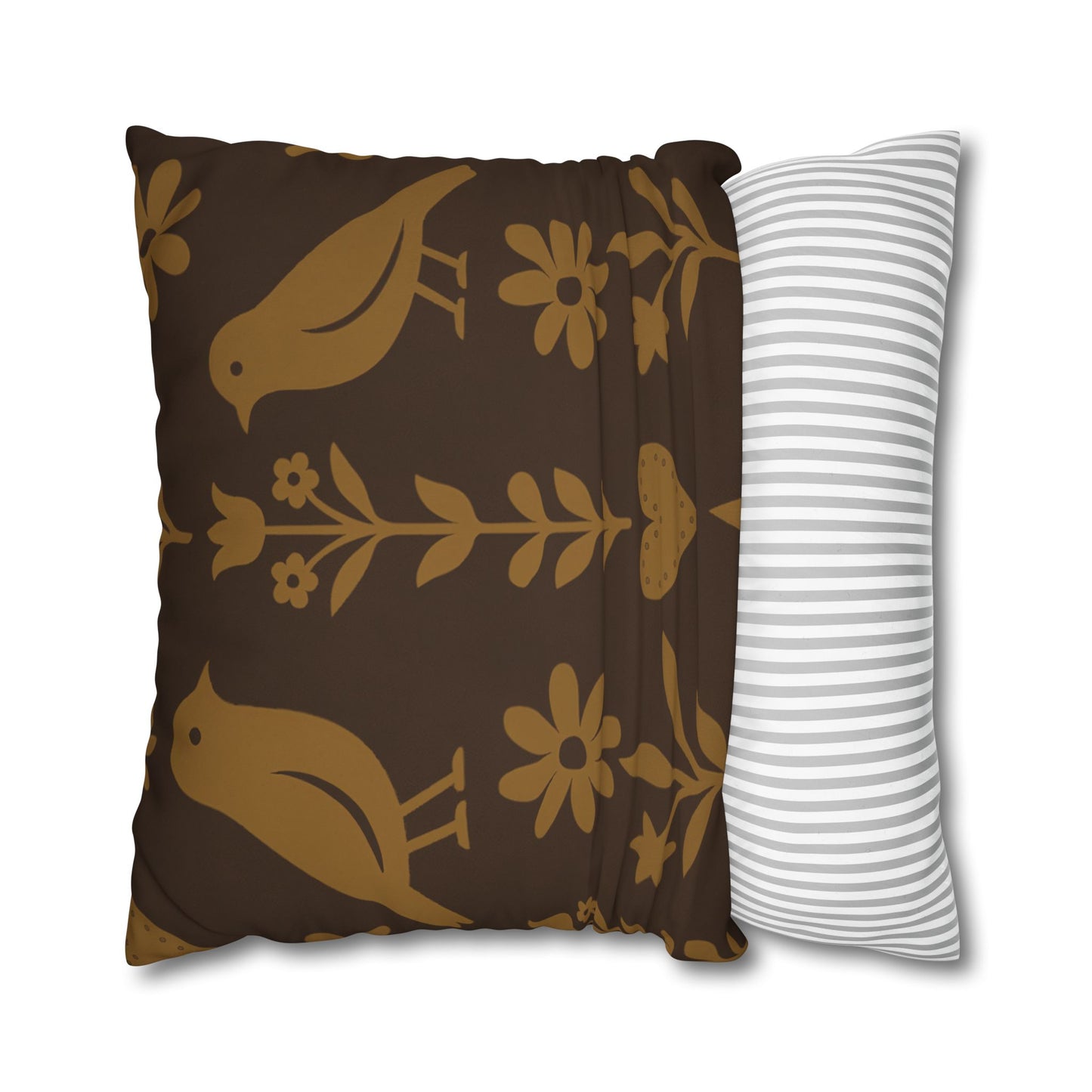 Bohemian Bird Print Pillowcase - Cozy Decorative Cushion Cover for Home, Gift for Bird Lovers, Farmhouse Decor, Hugging Pillow, Nature [...]