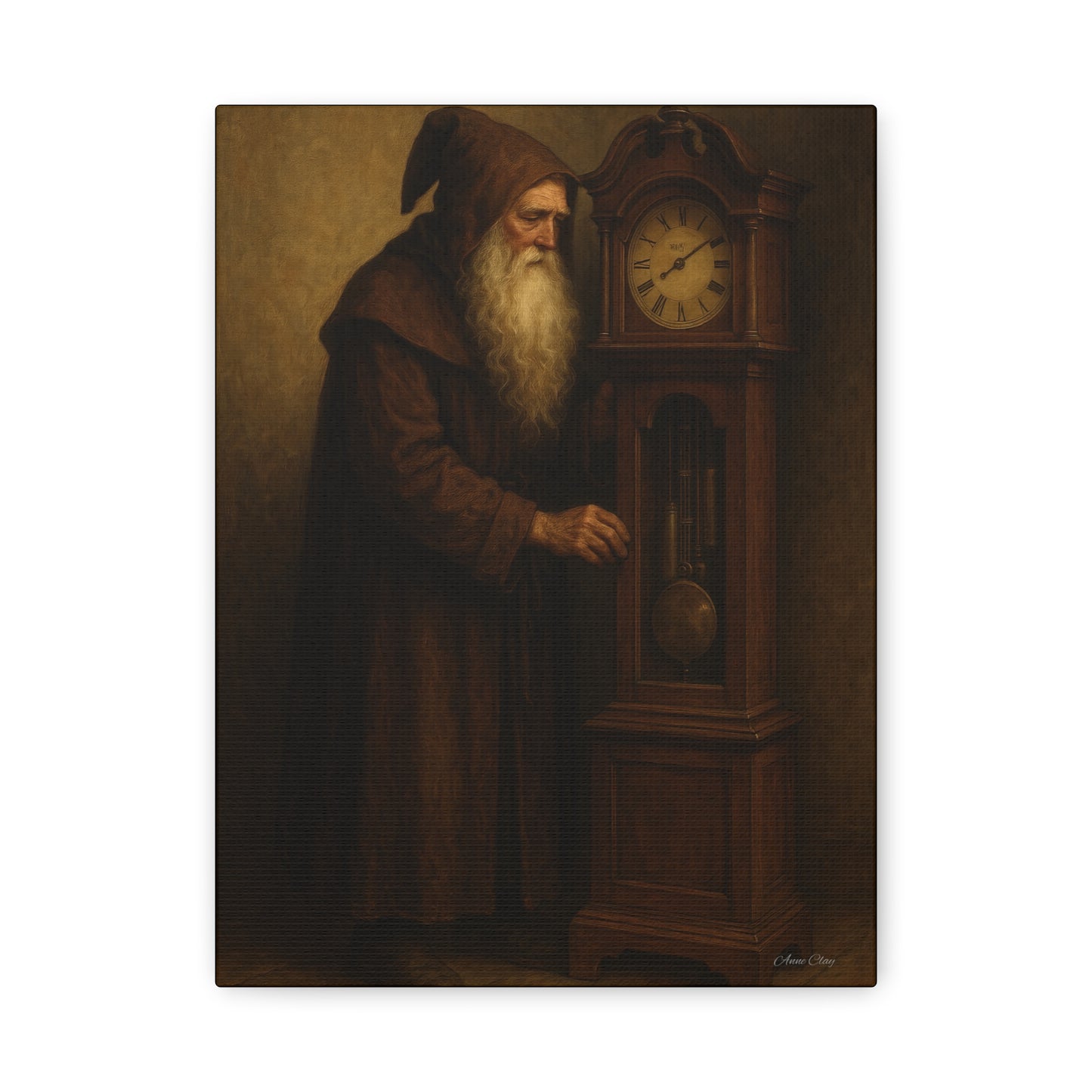 Vintage Wizard Wall Art Canvas