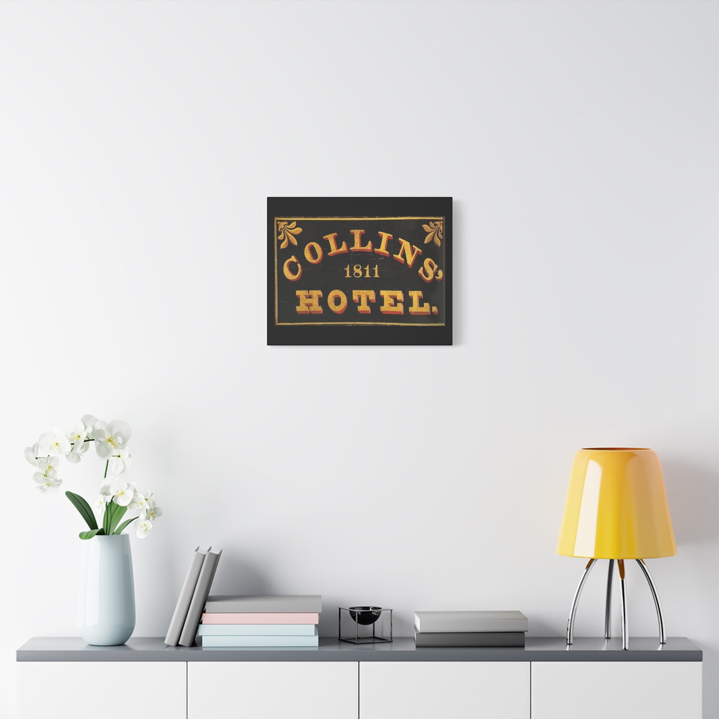 Collins Hotel Matte Canvas, Stretched, 1.25"