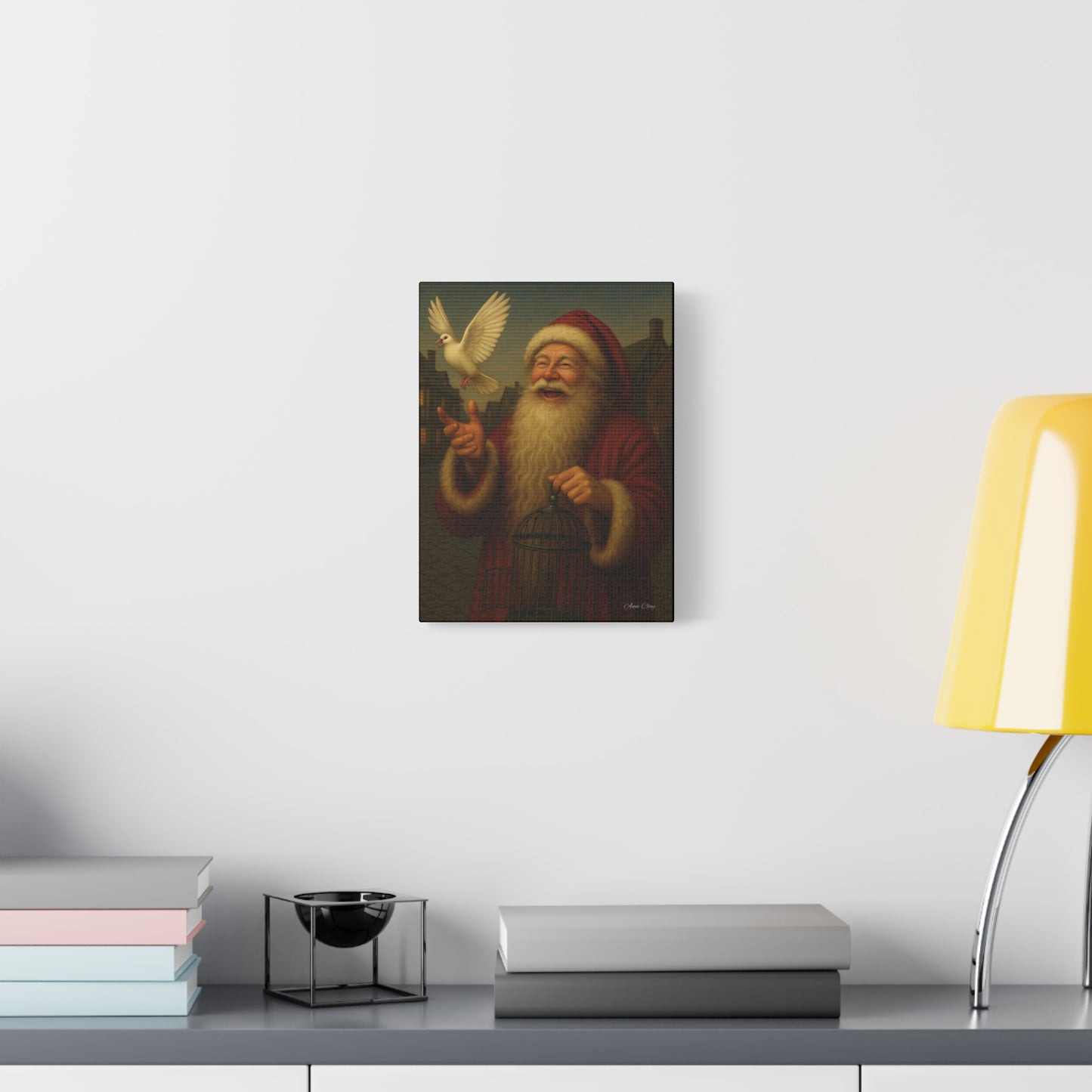 Santa Claus Canvas Wall Art
