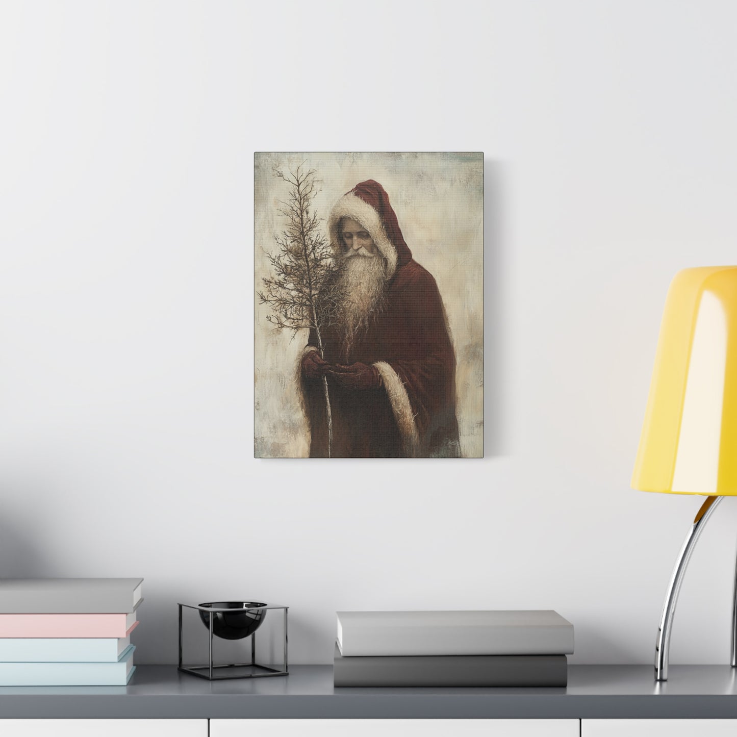 Humble Santa Matte Canvas, Stretched, 1.25"