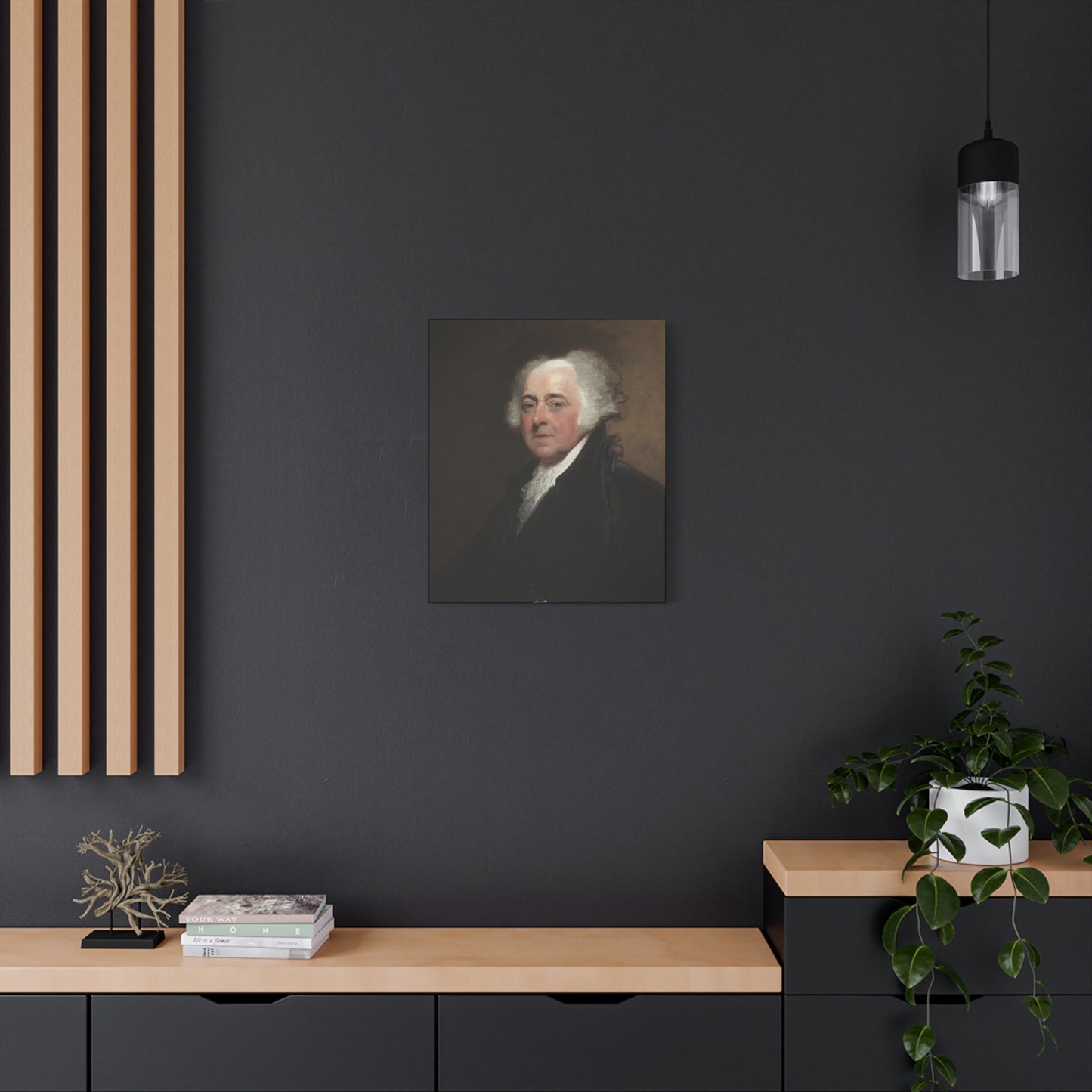 Historical John Adams Matte Canvas Print - Elegant Wall Art for Home Decor