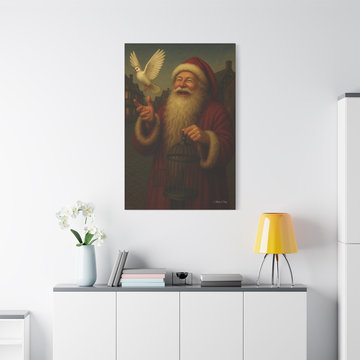 Santa Claus Canvas Wall Art