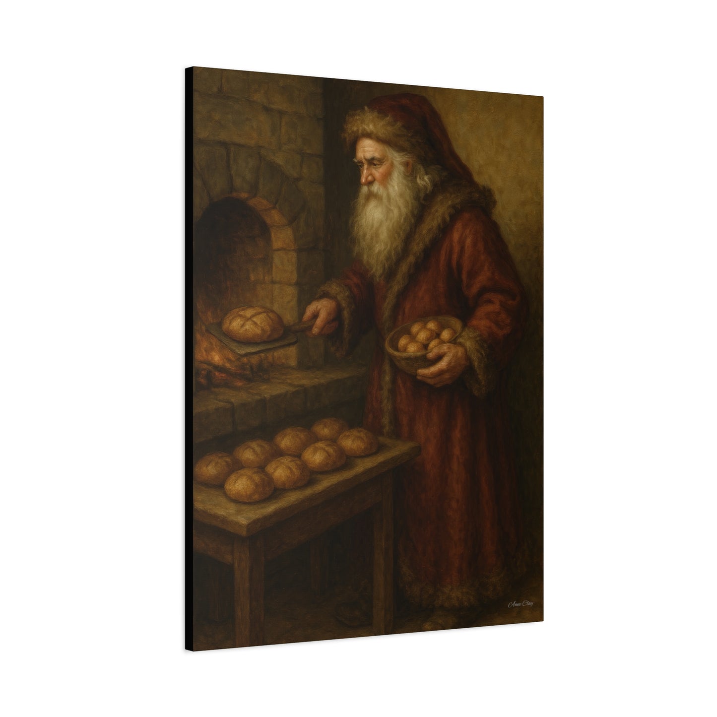 Christmas Santa Canvas Art